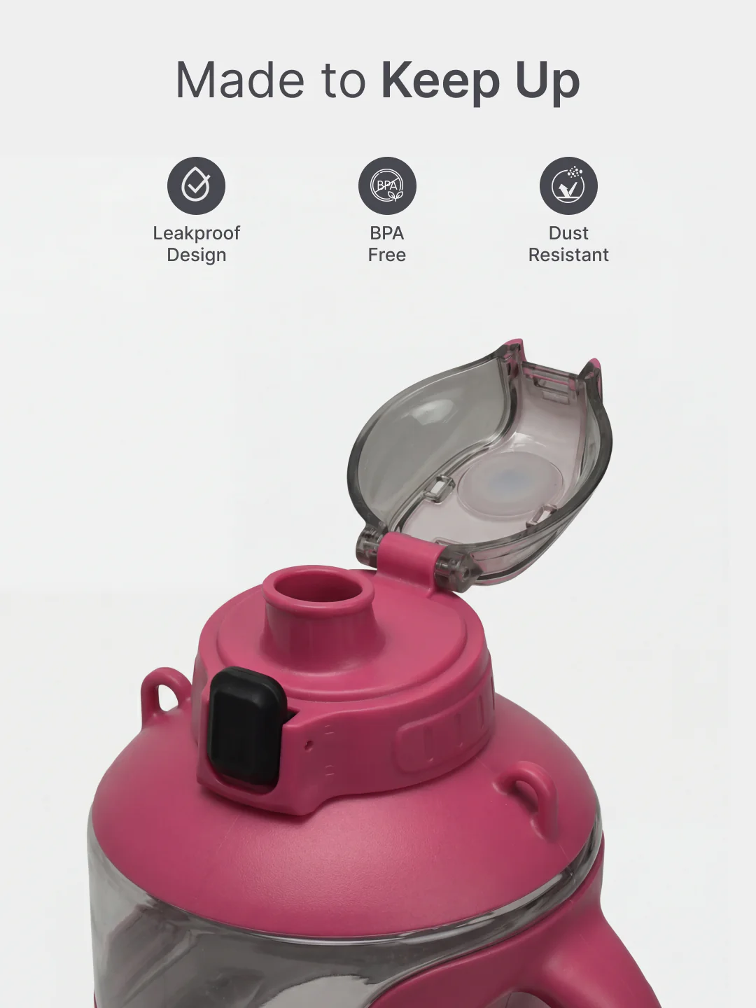 cult Gallon Bottle 2.2L Unisex Pink - Image 3