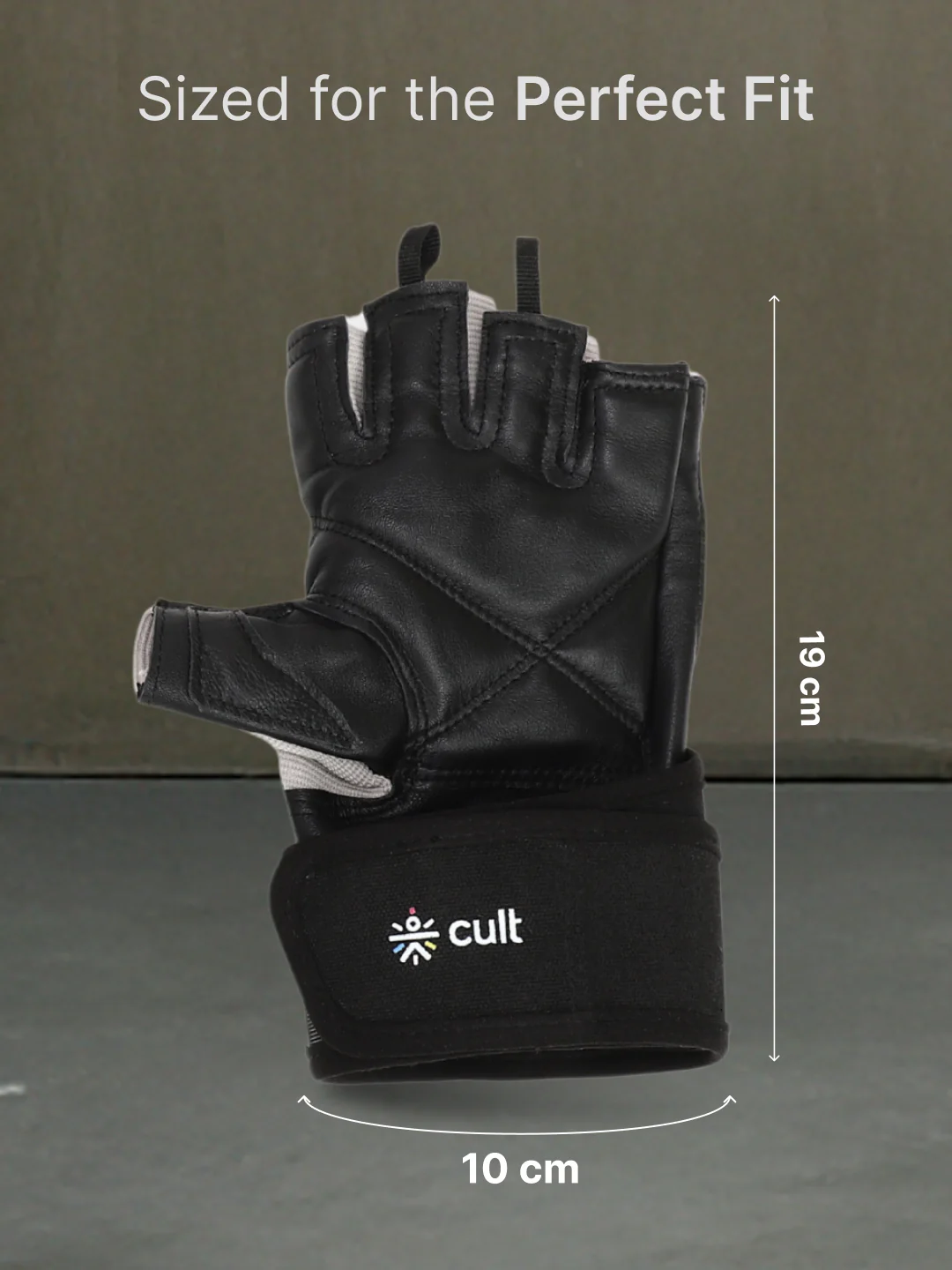 CULT Gym Gloves Premium - Beige - Image 6