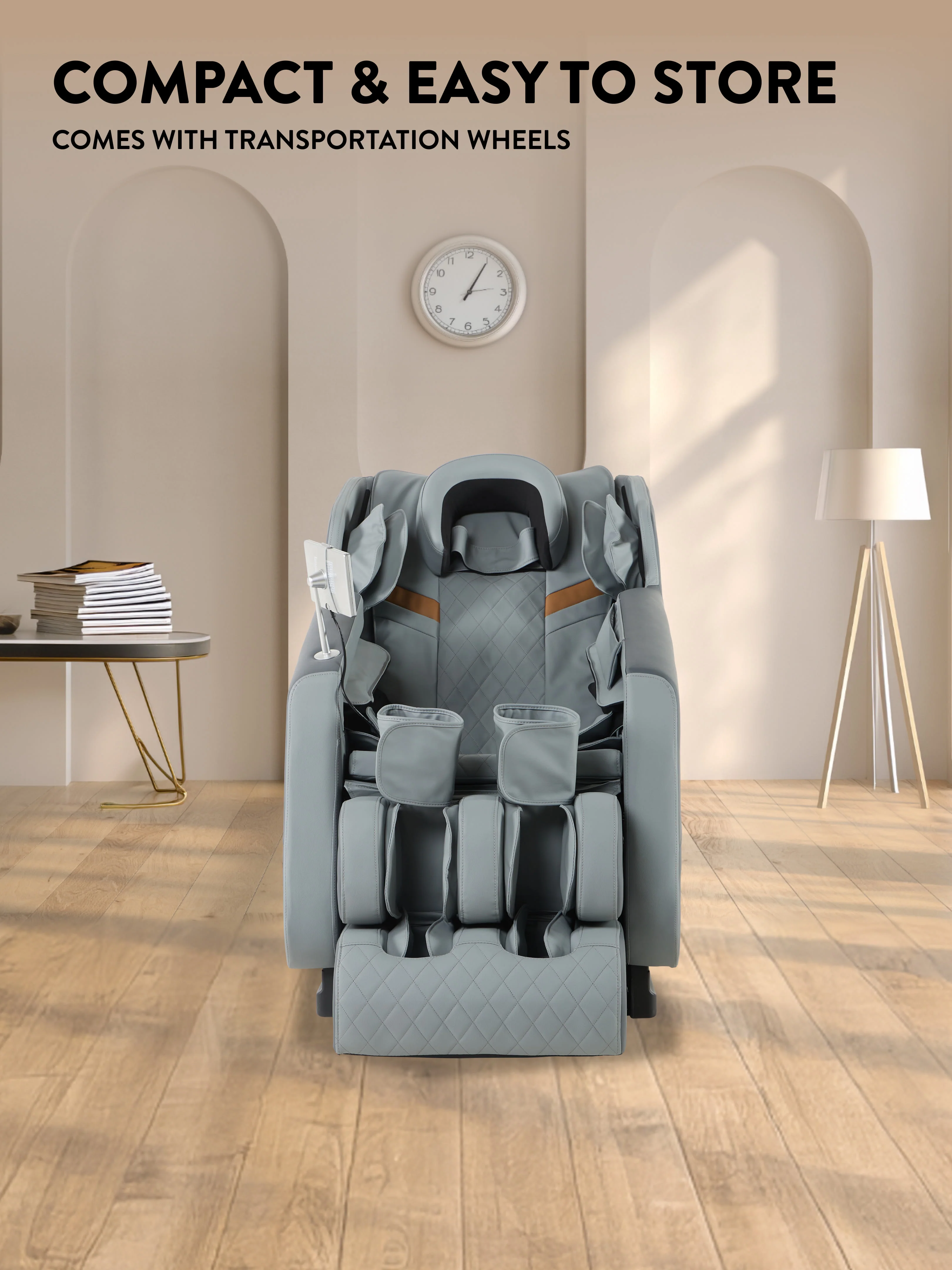 Cult Harmony Massage Chair with Fixed Point Massage Technique and Bluetooth AI Voice Function for Full Body Massage At Home - Image 9