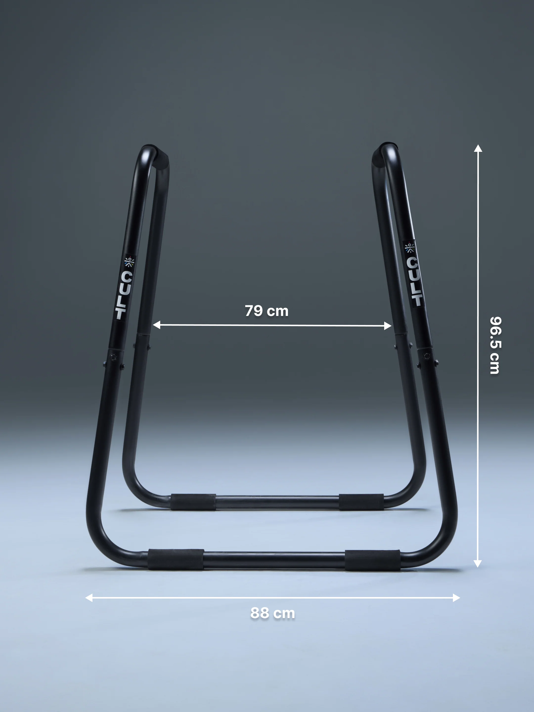 Cult Heavy-Duty Dip Bar for Strength Training | 150 kg Weight Capacity | Non-Slip handle Grips with Stable Leveling | Perfect for home Gym (with 6 months extended warranty) - Image 7