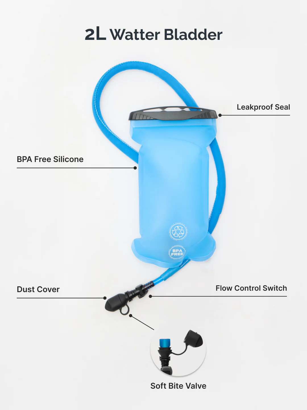 Cult Hydration Bag with 2L Water Pouch - Image 6