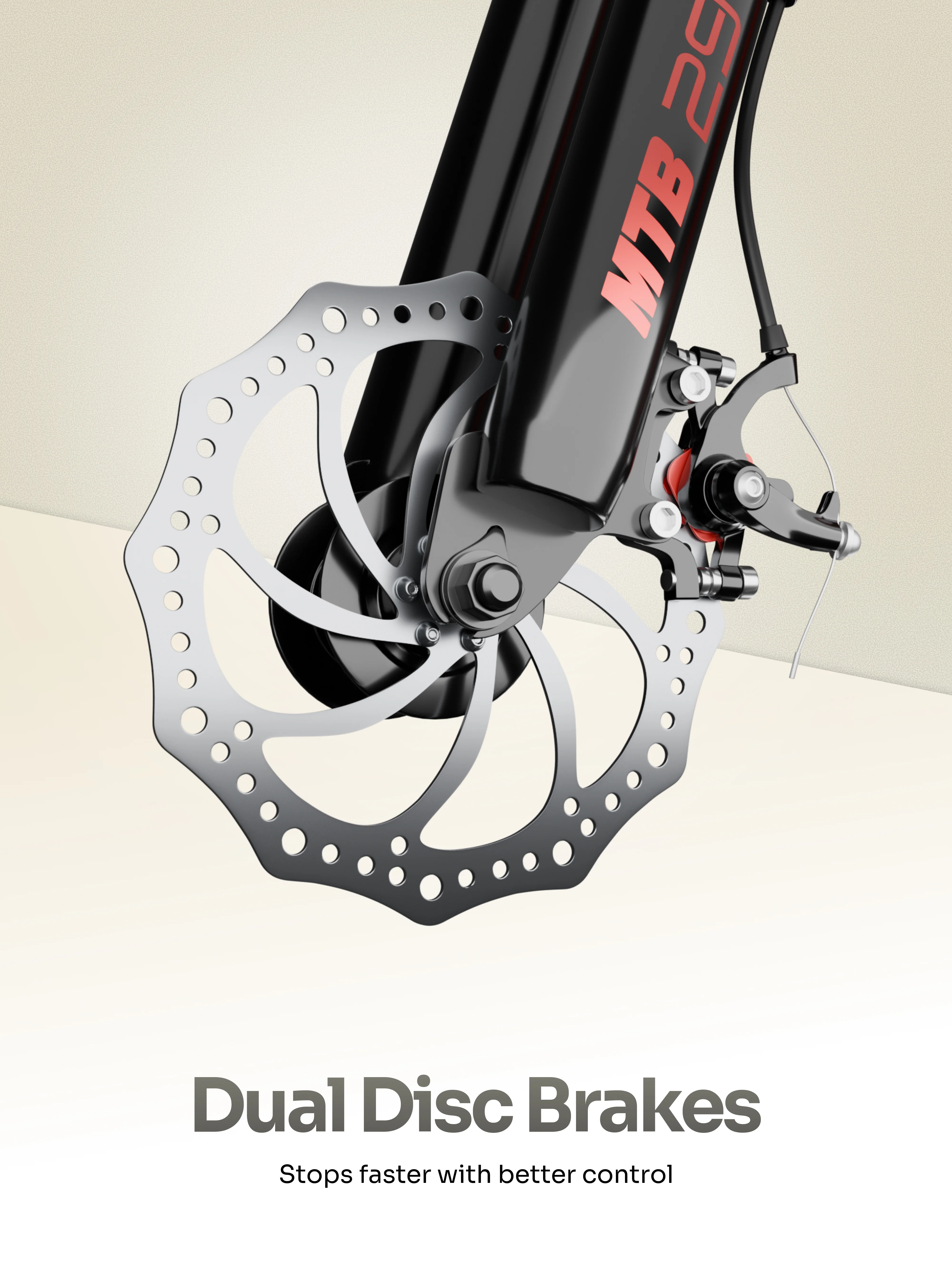 Cult Kara 29T Alloy Mountain Bike with Dual Disc Brake and Front Suspension, Red - Image 5