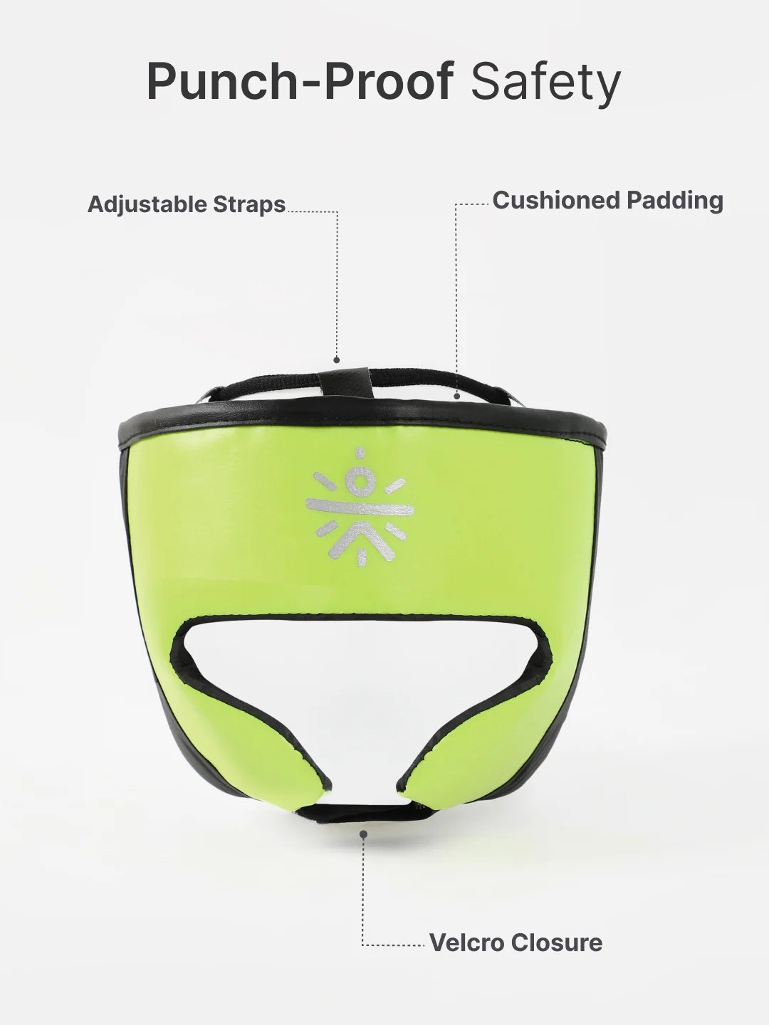 cult Kids Boxing Kit - Punching bag, Boxing Gloves and Head gear Green - Image 6