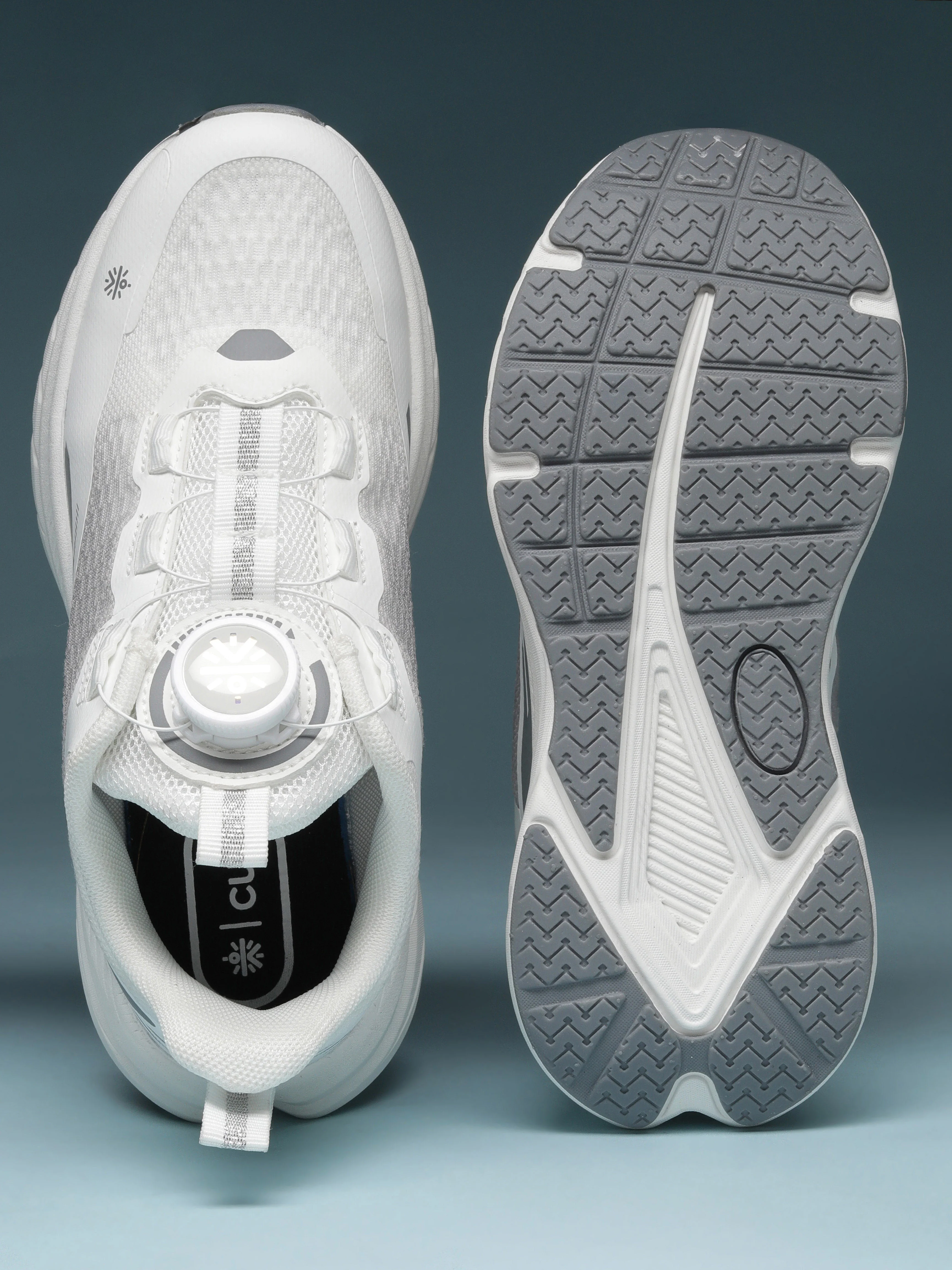 cult Kids' SkyBurst Running Shoes - Grey - Image 8