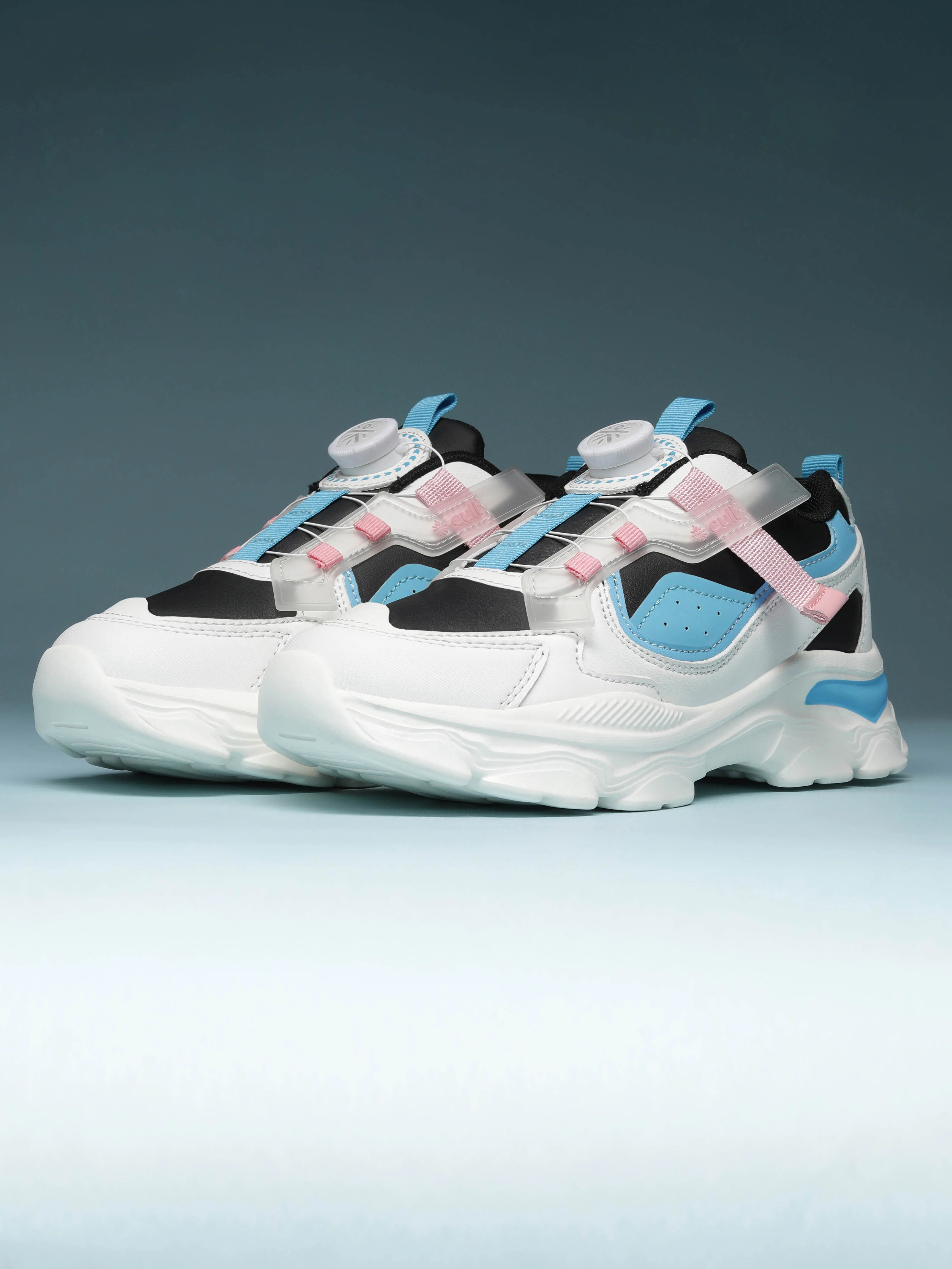 cult Kids' Zoomster Sneakers - White/Black - Image 12