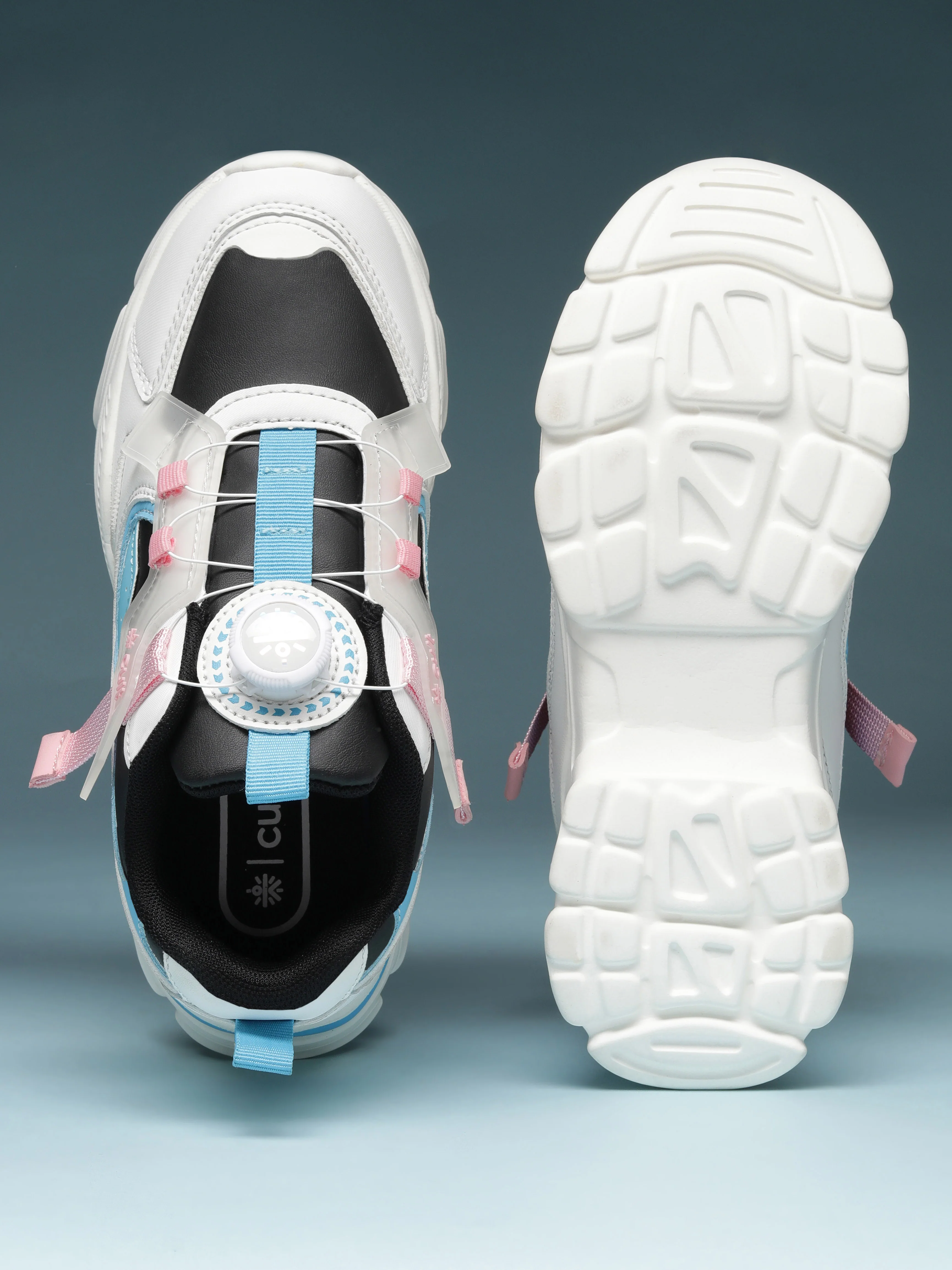 cult Kids' Zoomster Sneakers - White/Black - Image 8