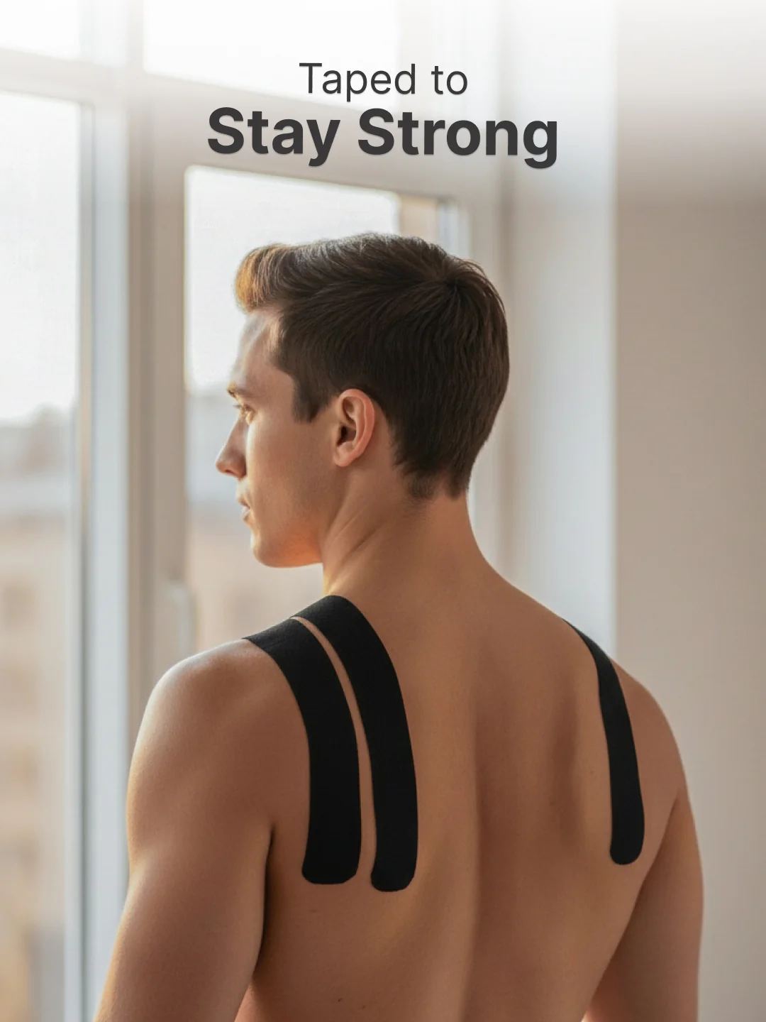 cult Kinesiology Tape Black - Muscle Support & Injury Recovery - Image 2