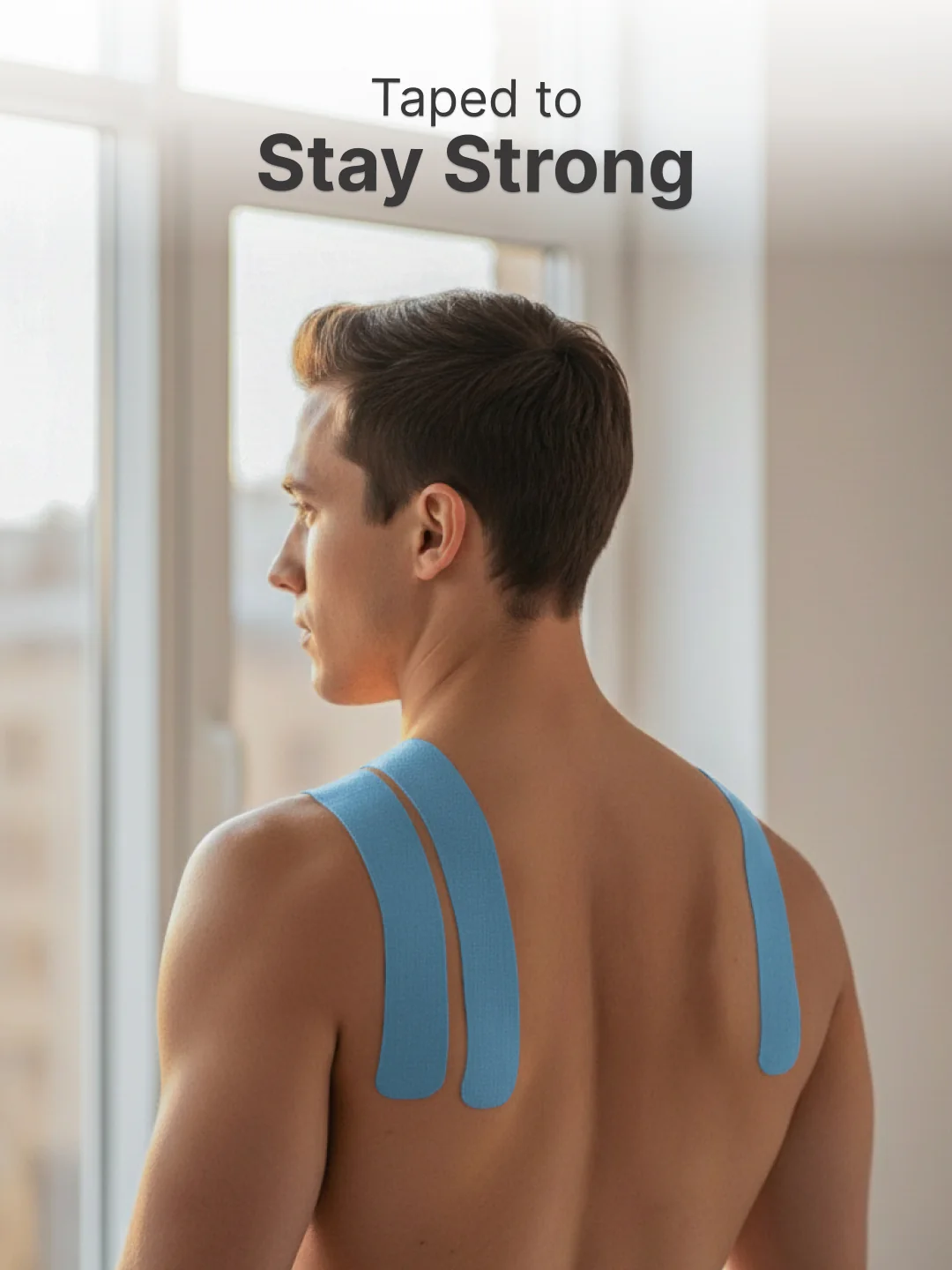cult Kinesiology Tape Blue - Muscle Support & Injury Recovery - Image 2