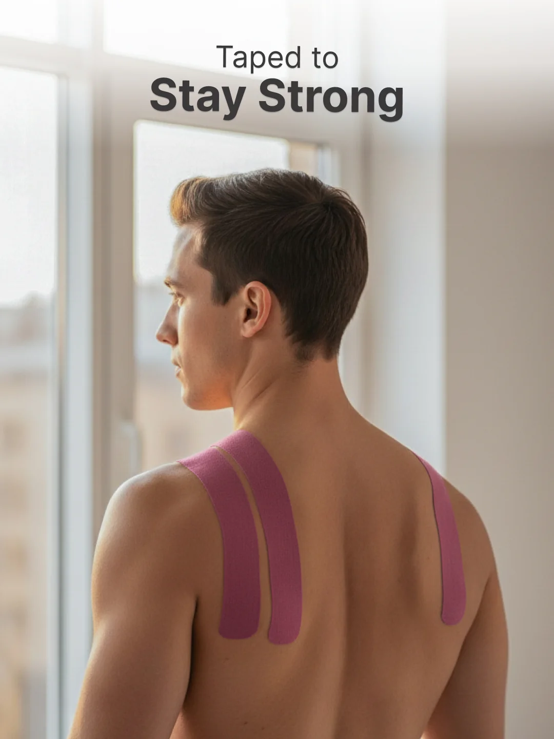 cult Kinesiology Tape Pink - Muscle Support & Injury Recovery - Image 2