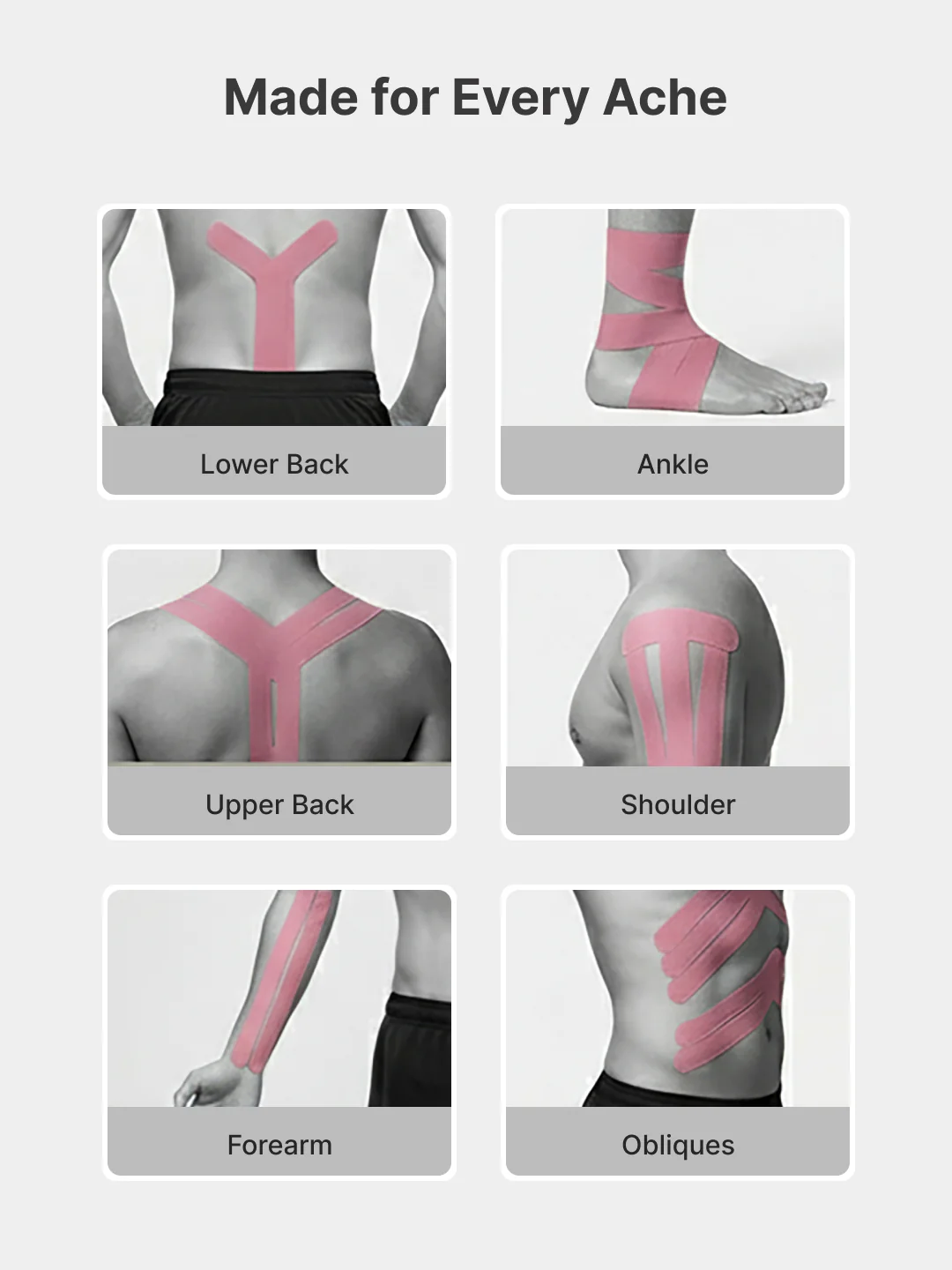 cult Kinesiology Tape Pink - Muscle Support & Injury Recovery - Image 6