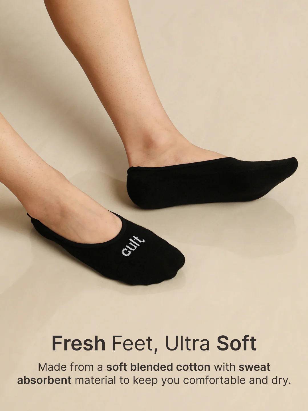 Casual Low Cut Invisible Pack of 3 Grey,Powder Blue & Black Terry Solid Women's Socks - Image 4