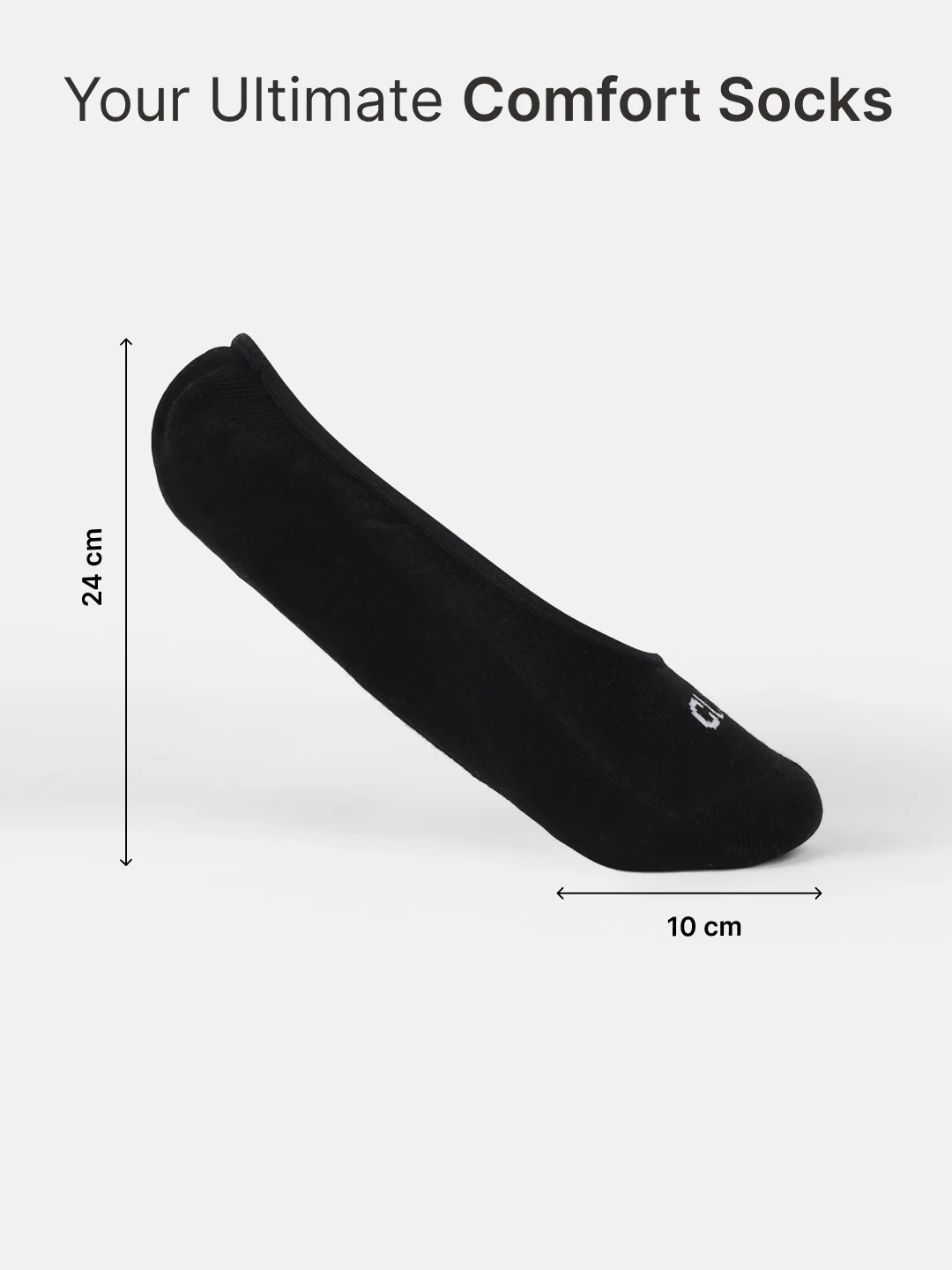 Casual Low Cut Invisible Pack of 3 Grey,Powder Blue & Black Terry Solid Women's Socks - Image 6