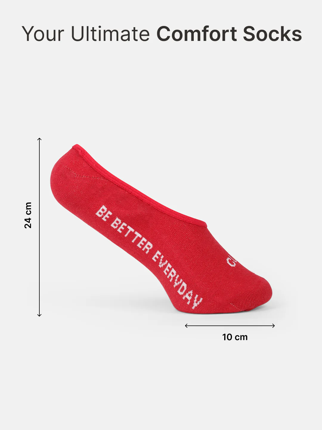 Casual Low Cut Invisible Pack of 3 Berry Red,Pink & Wine Terry Solid Women's Socks - Image 6