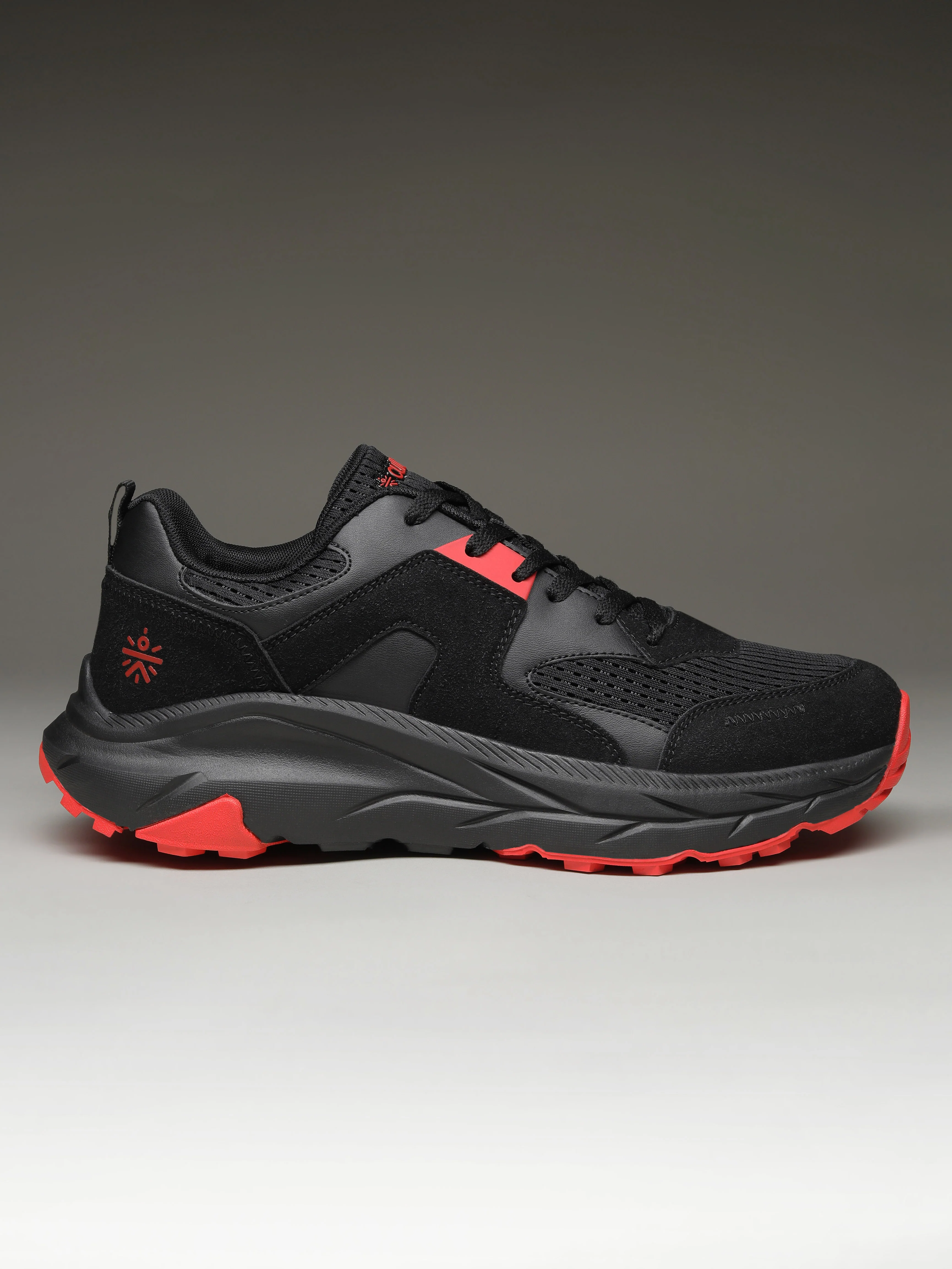 cult Men Aerolume Outdoor Shoes - Black/D.Grey - Image 3