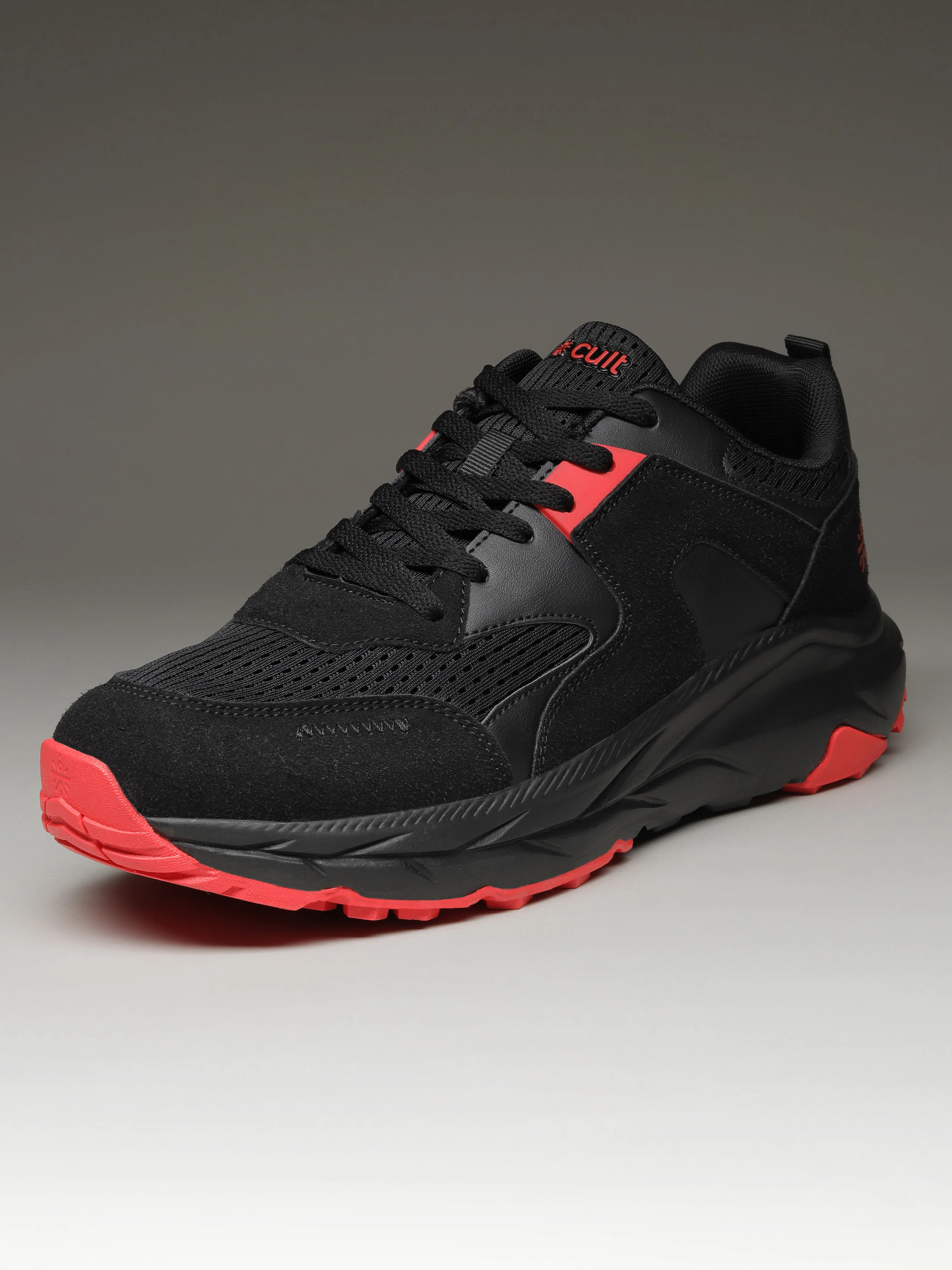 cult Men Aerolume Outdoor Shoes - Black/D.Grey - Image 4