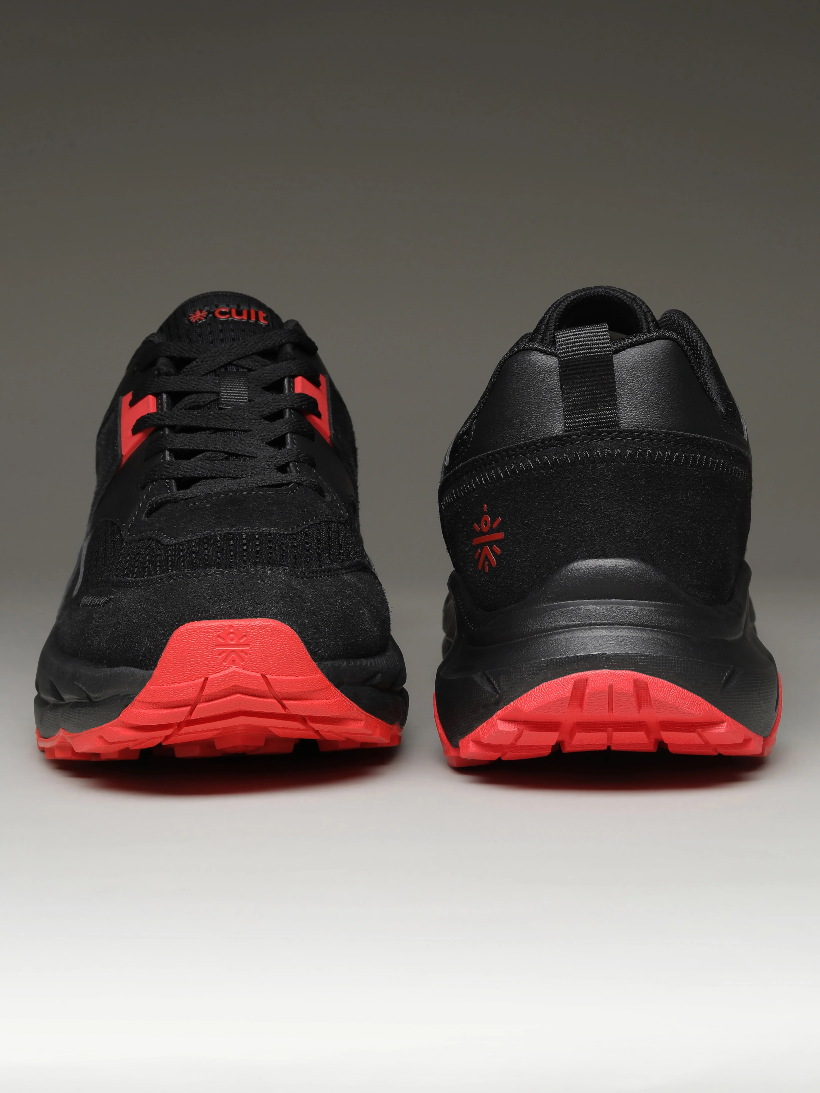 cult Men Aerolume Outdoor Shoes - Black/D.Grey - Image 9