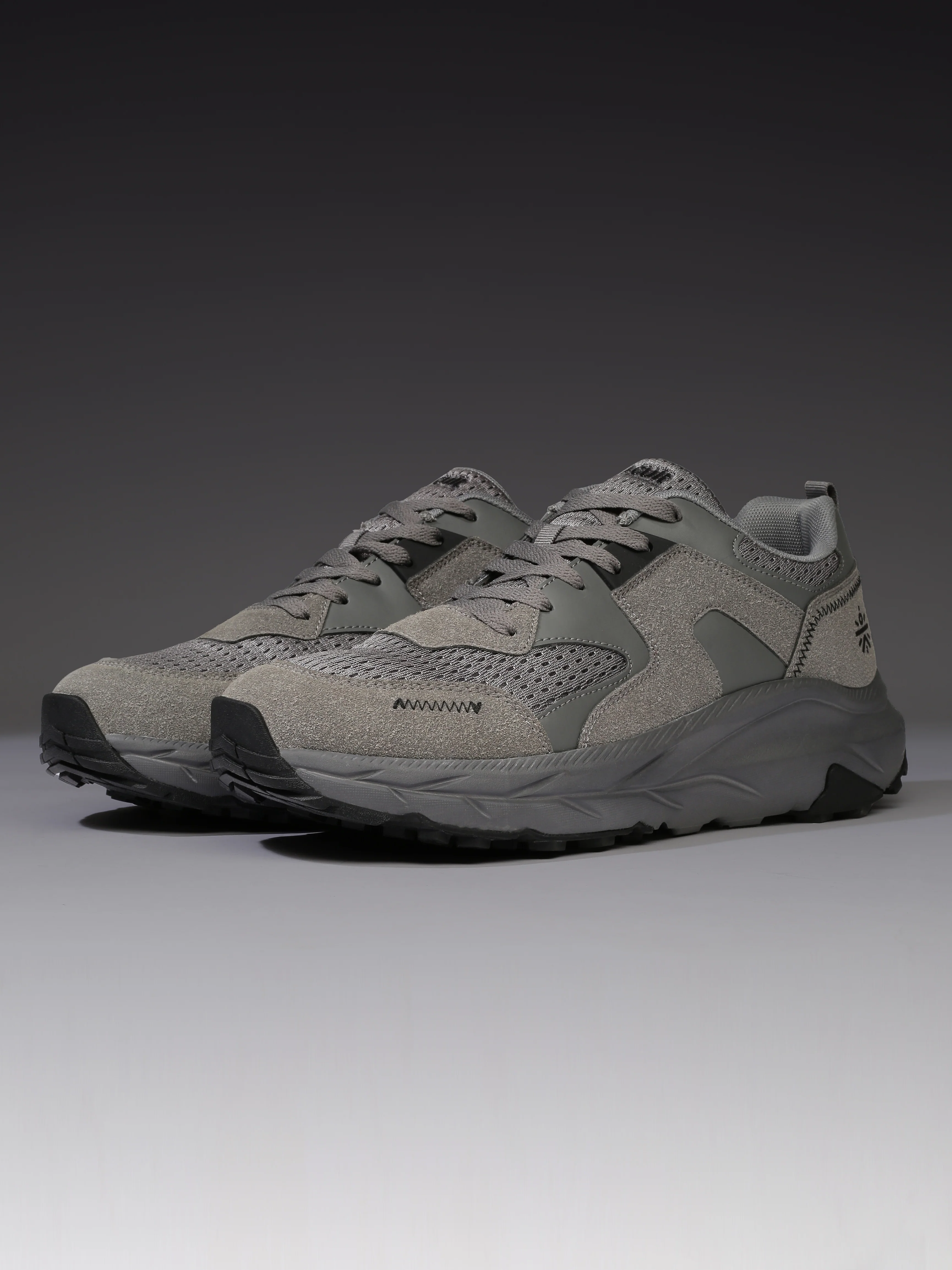 cult Men Aerolume Outdoor Shoes - D.Grey/L.Olive - Image 11