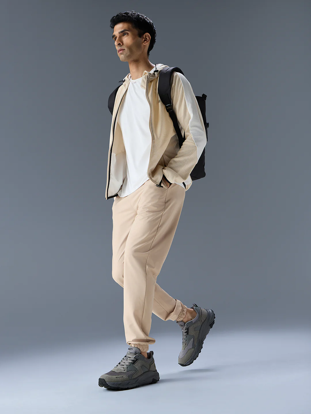 cult Men Aerolume Outdoor Shoes - D.Grey/L.Olive - Image 2