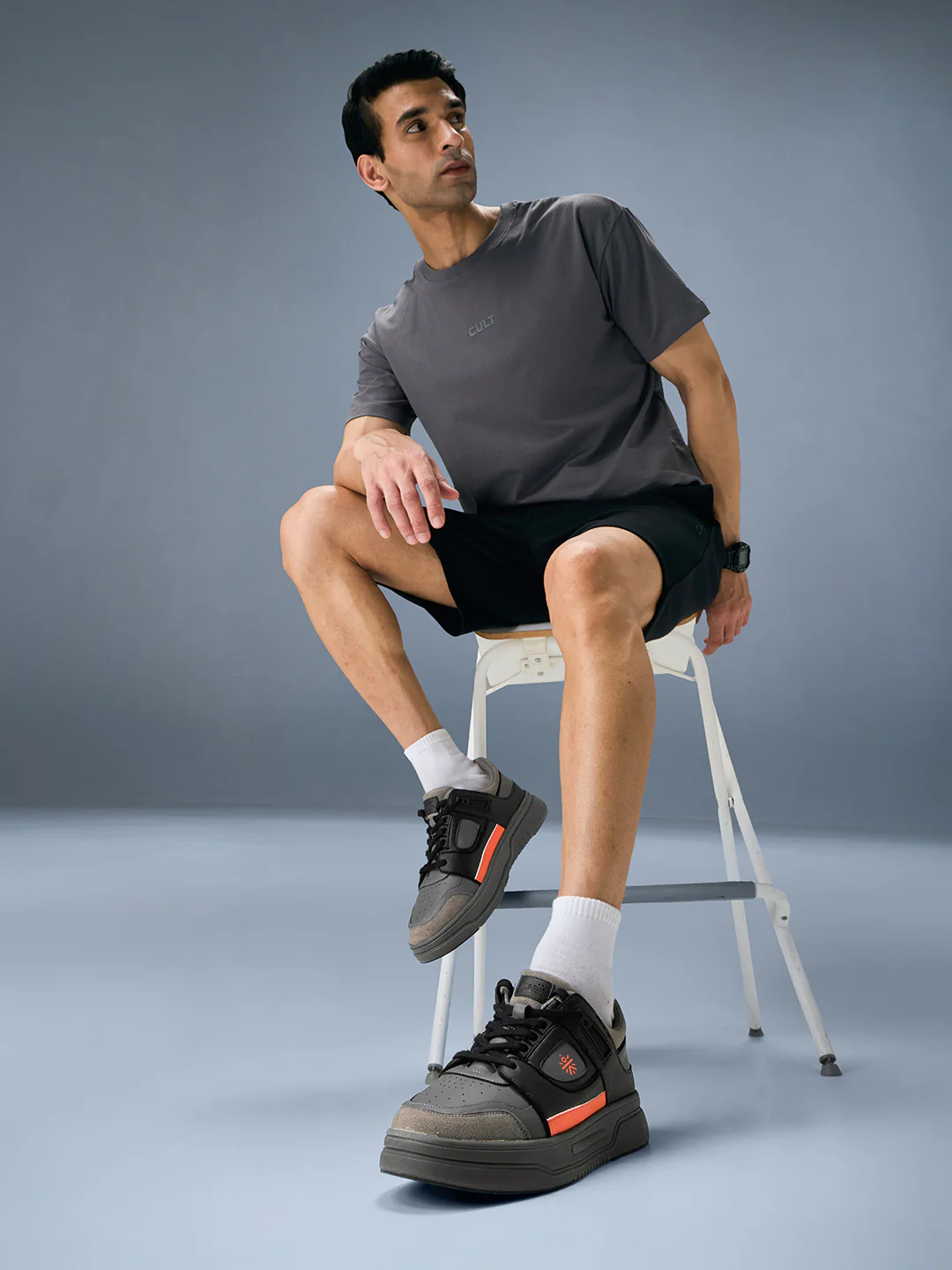 cult Men's AeroLite Sneakers - D.Grey/Black - Image 2