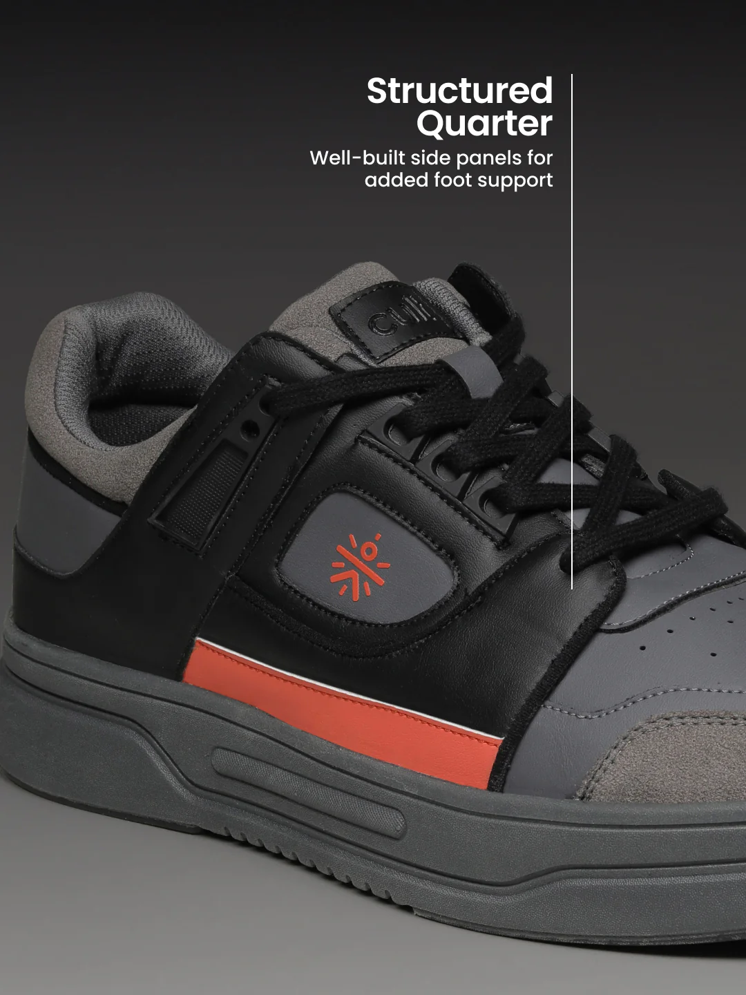 cult Men's AeroLite Sneakers - D.Grey/Black - Image 5