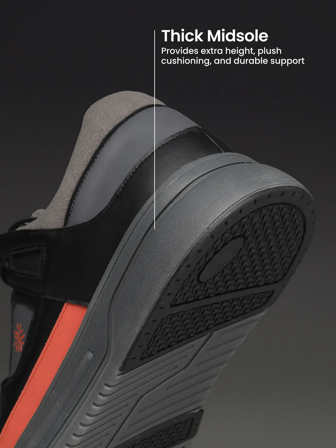 cult Men's AeroLite Sneakers - D.Grey/Black - Image 6