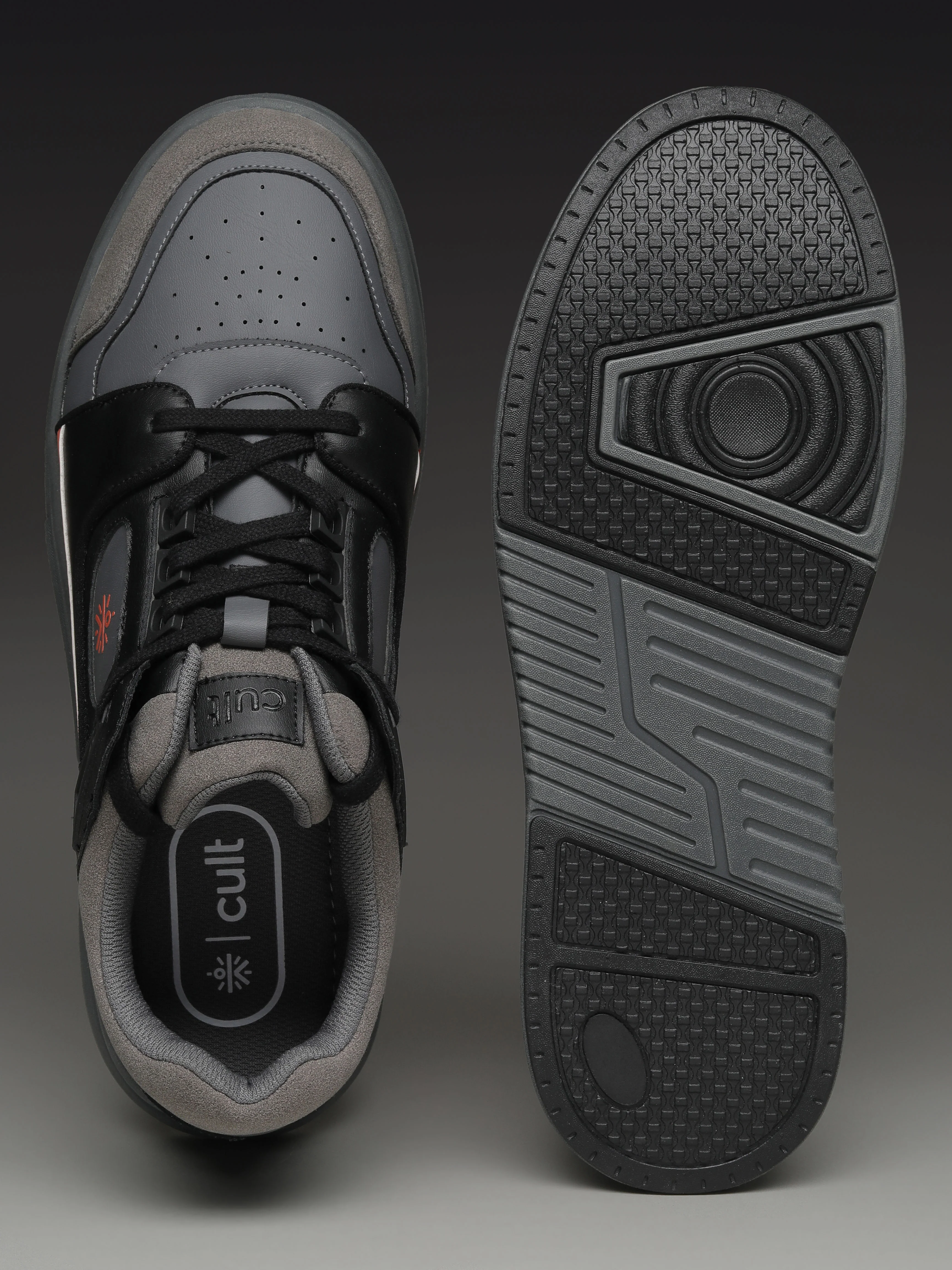 cult Men's AeroLite Sneakers - D.Grey/Black - Image 8