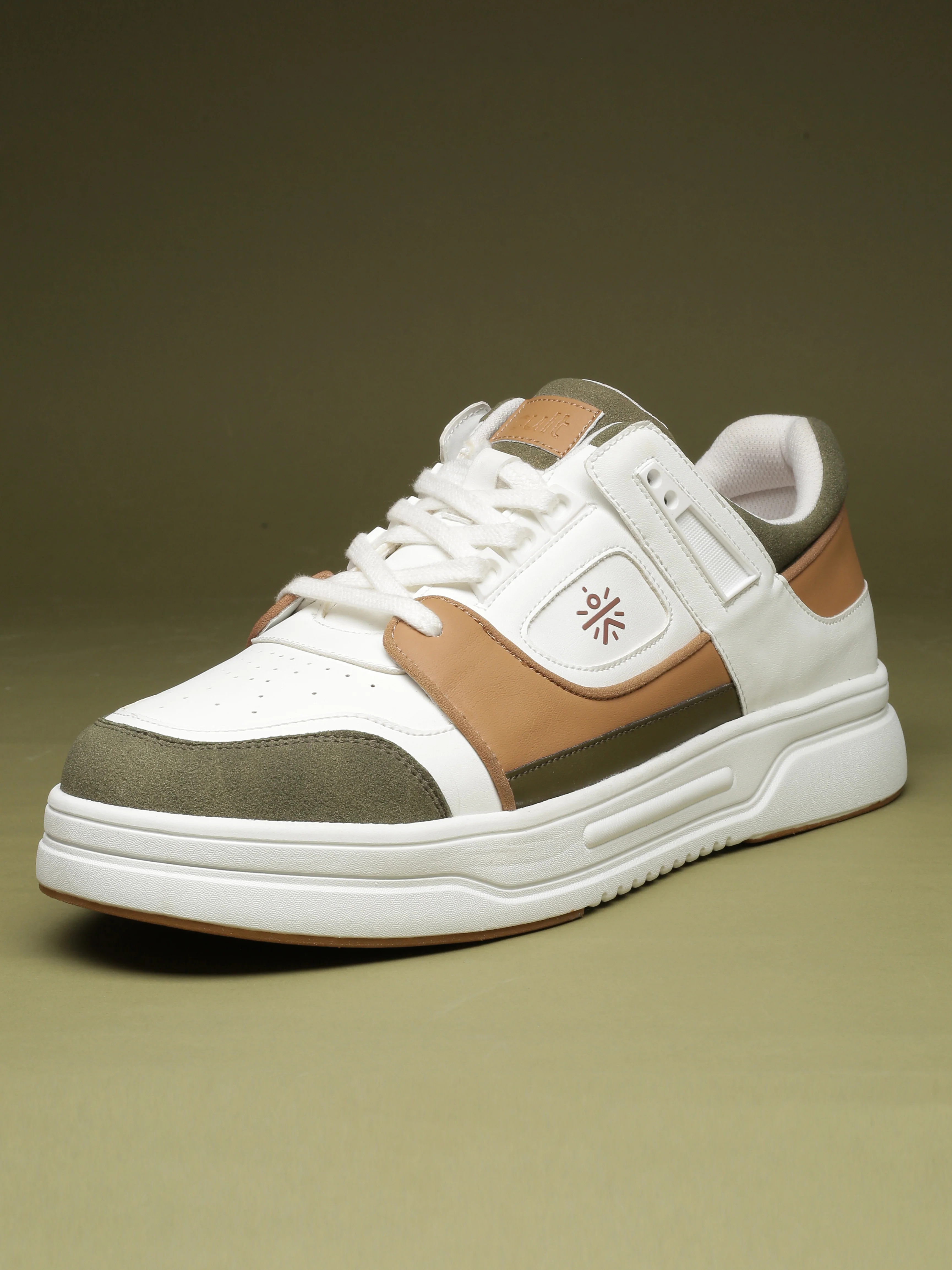 cult Men's AeroLite Sneakers - White/Tan - Image 4