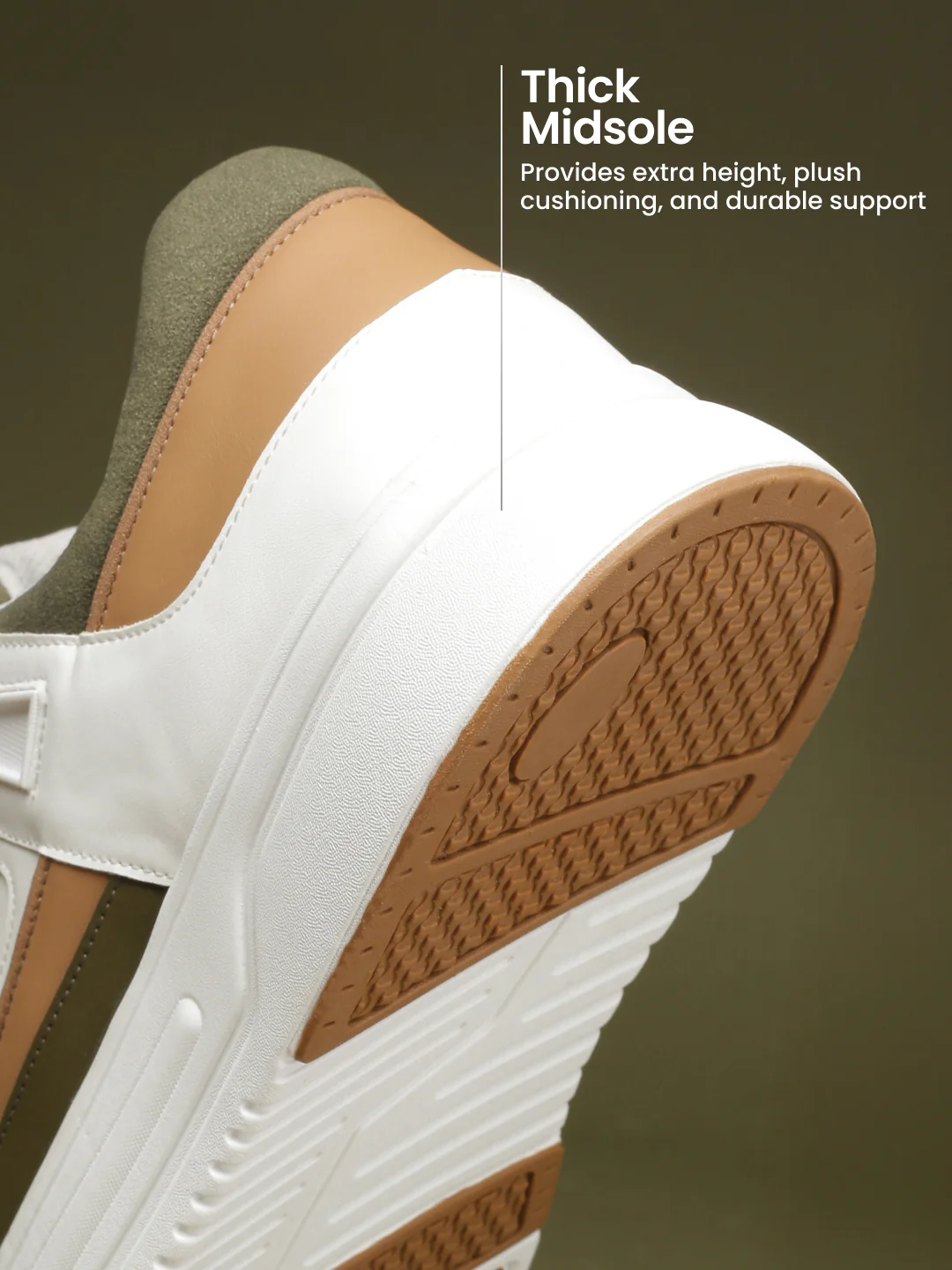 cult Men's AeroLite Sneakers - White/Tan - Image 5