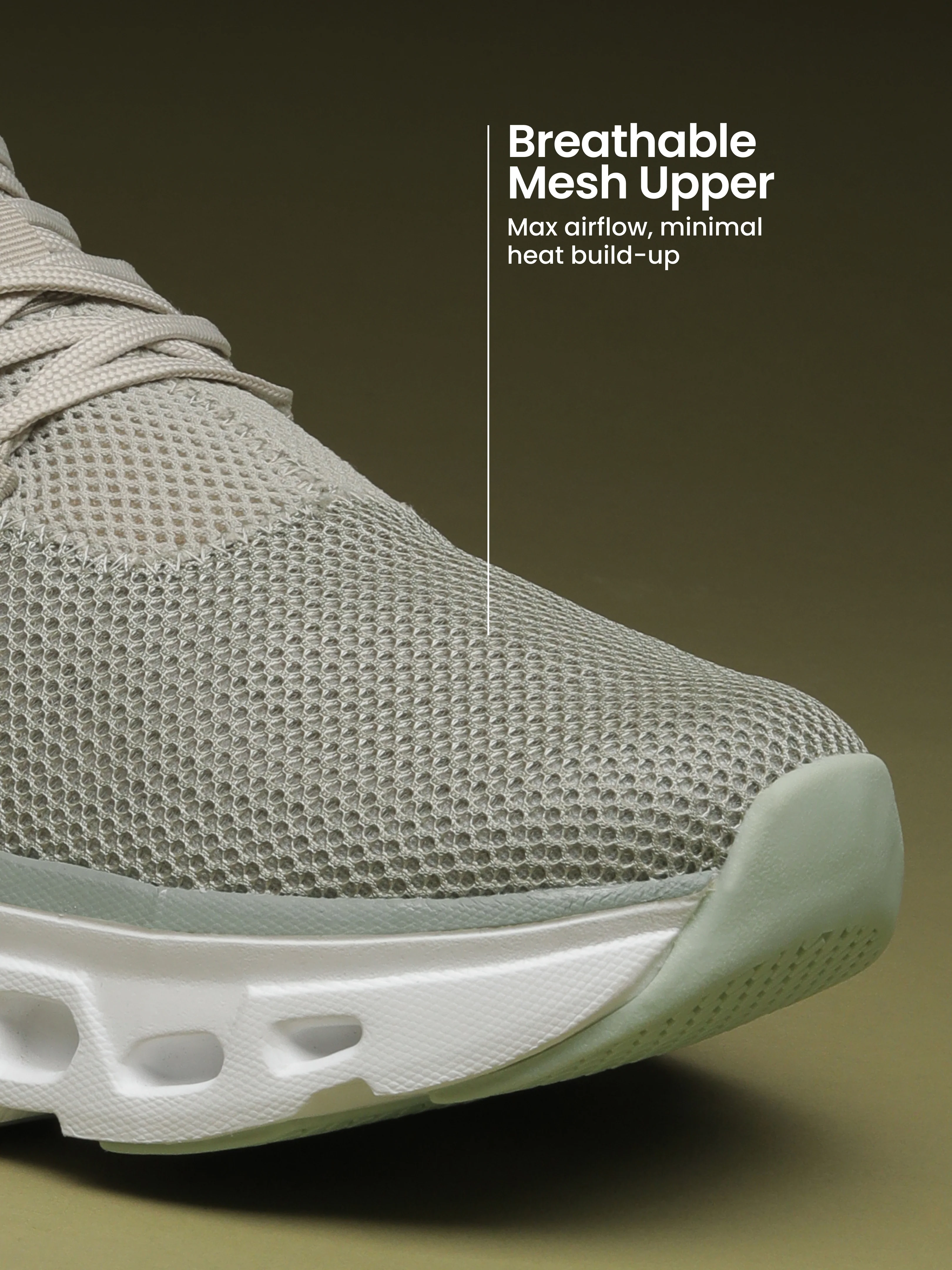 cult Men's Aeromesh Walking Shoes - Olive - Image 4