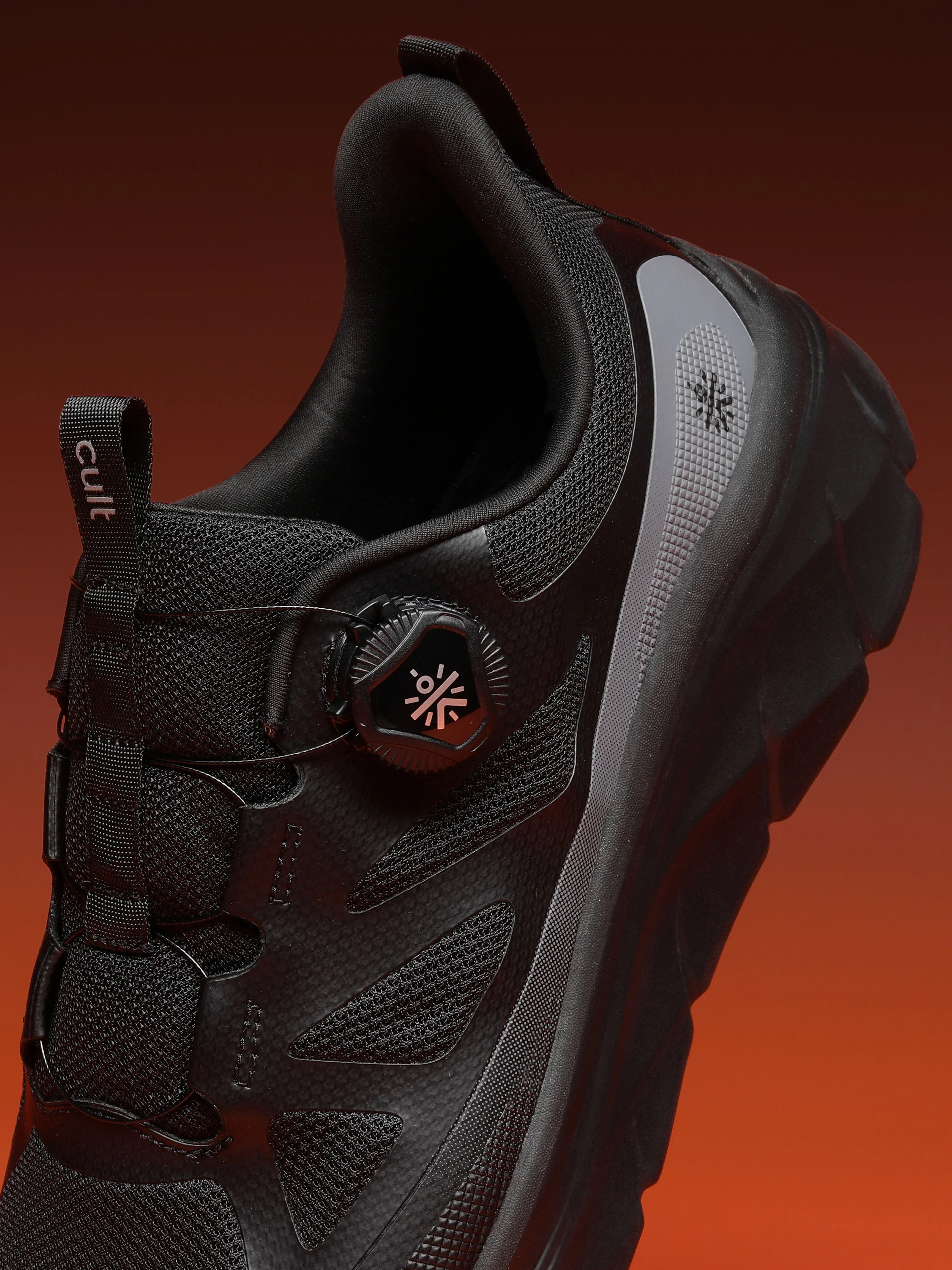 cult Men's AeroSprint Walking Shoes - Black/D.Grey - Image 11