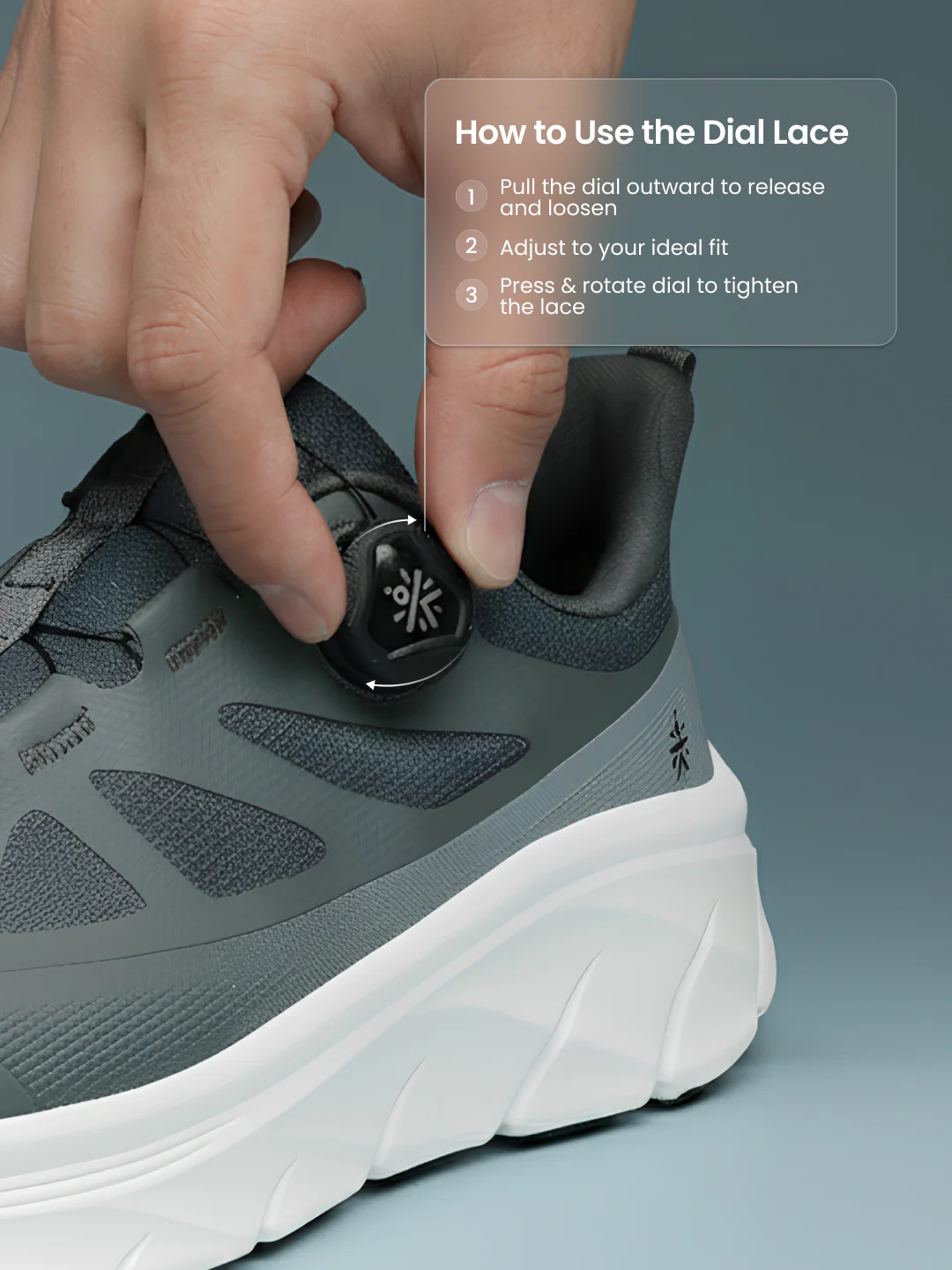 cult Men's AeroSprint Walking Shoes - Grey - Image 6