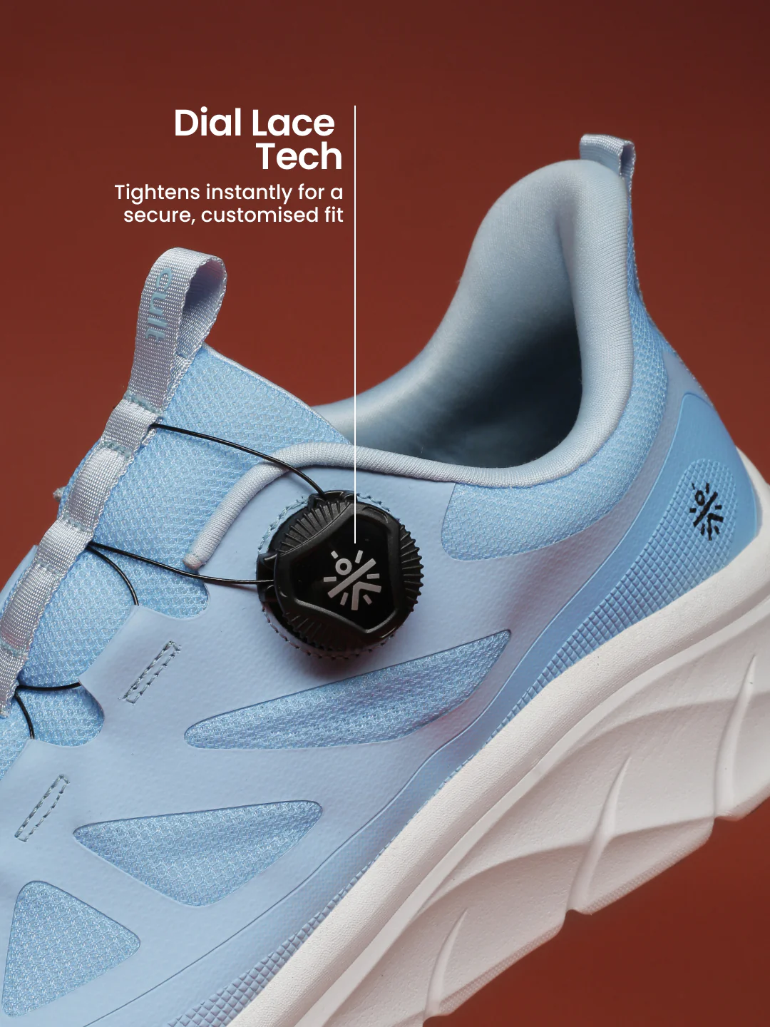 cult Men's AeroSprint Walking Shoes - Ice Blue/Slate - Image 5