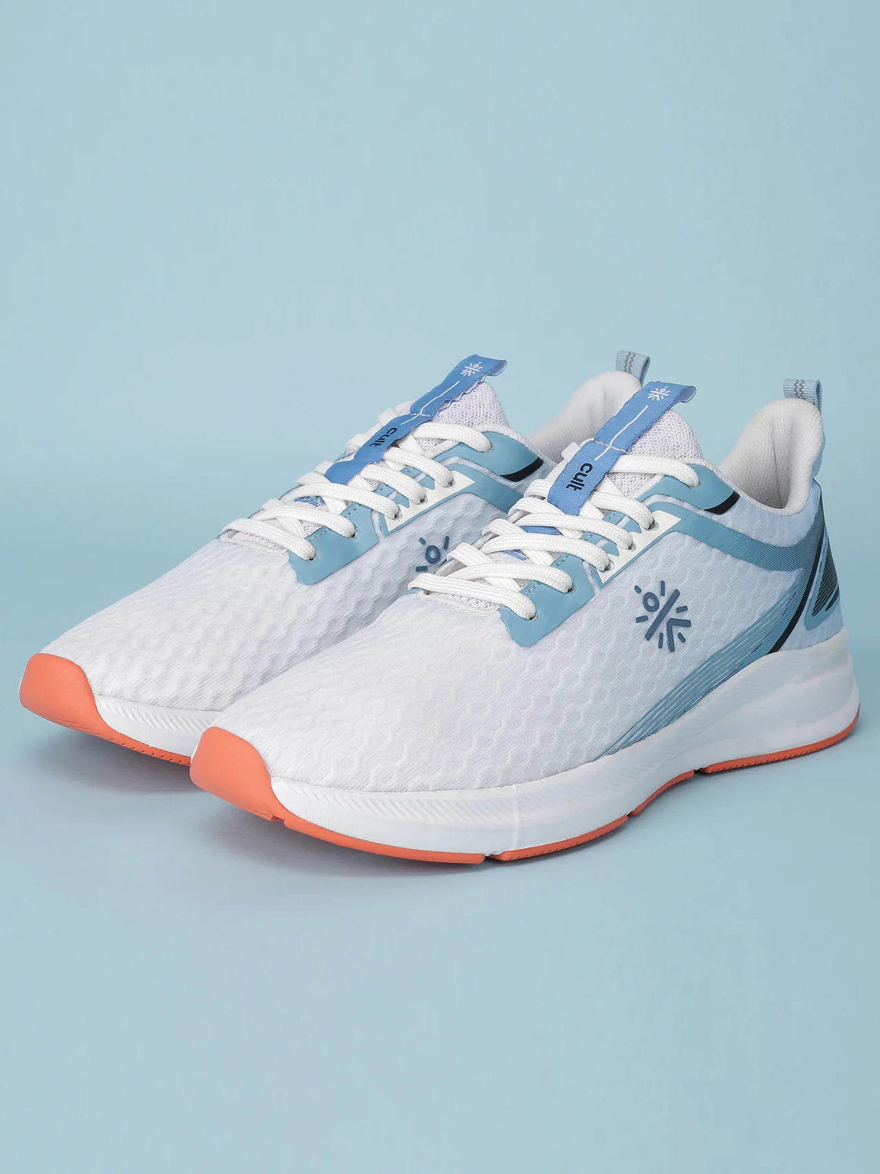 cult Men's AeroStride Casual Shoes - White/Blue - Image 5
