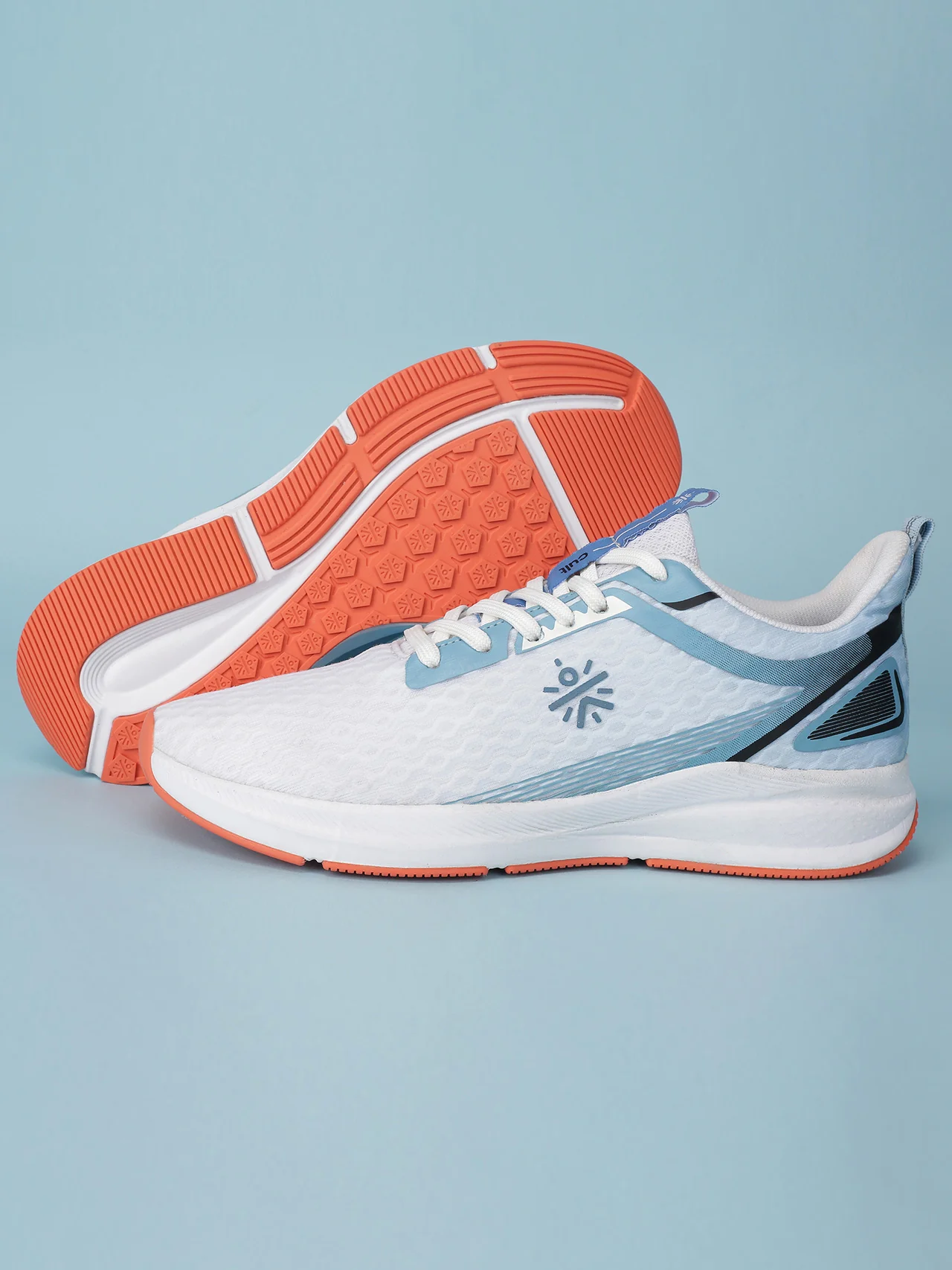 cult Men's AeroStride Casual Shoes - White/Blue - Image 6