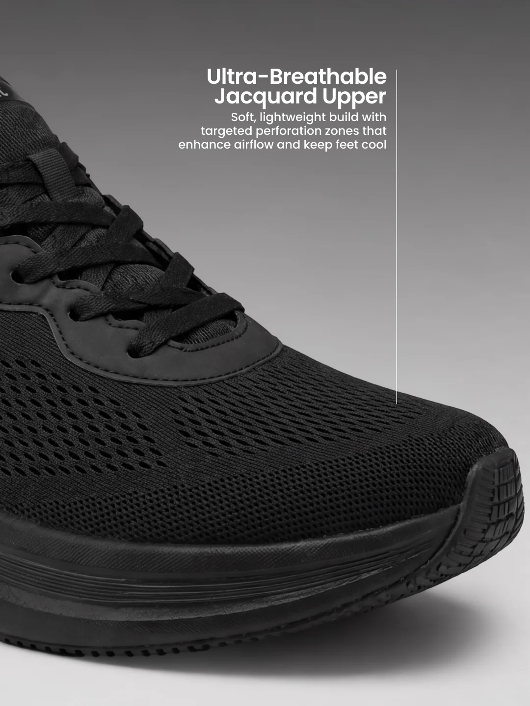 cult Men's AeroVent Running Shoes - Black - Image 5