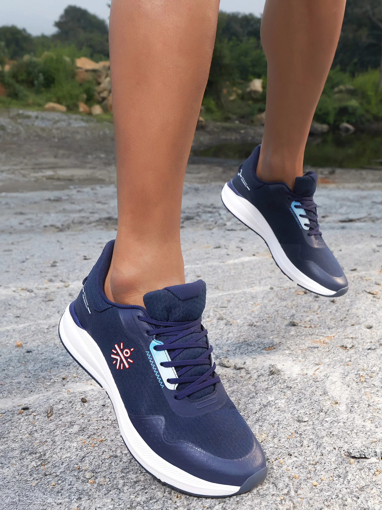 cult Men's AirStride Casual Shoes - Navy Blue - Image 2
