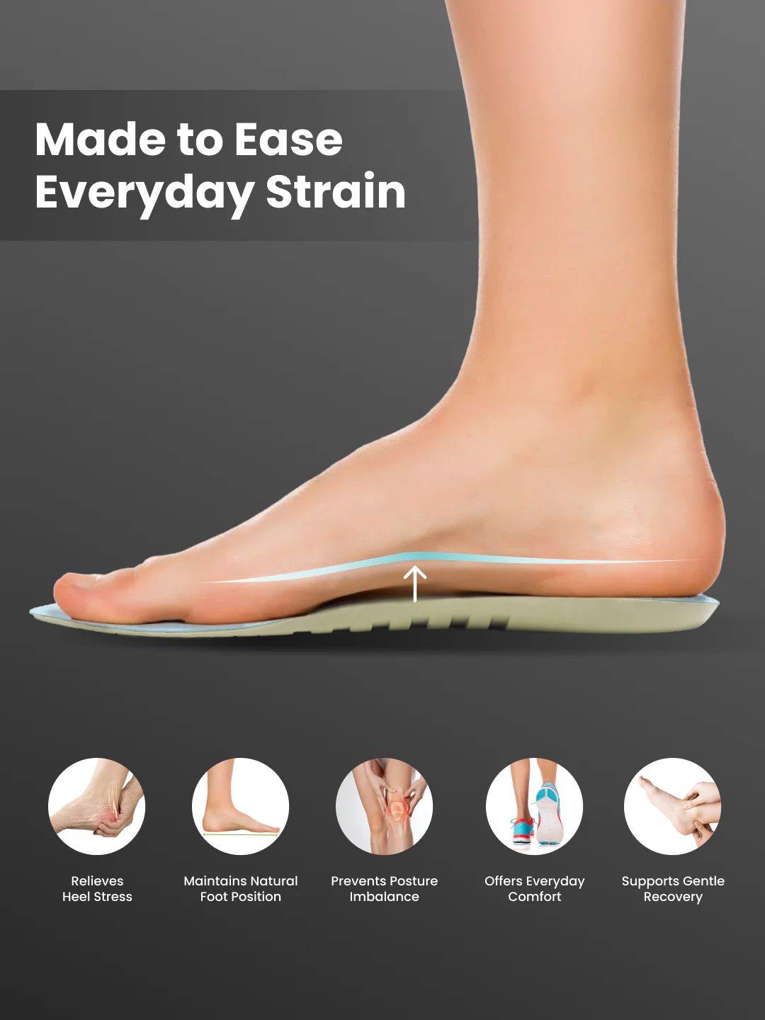 cult Men's Daily Wear- Arch Ease Insoles - Image 3