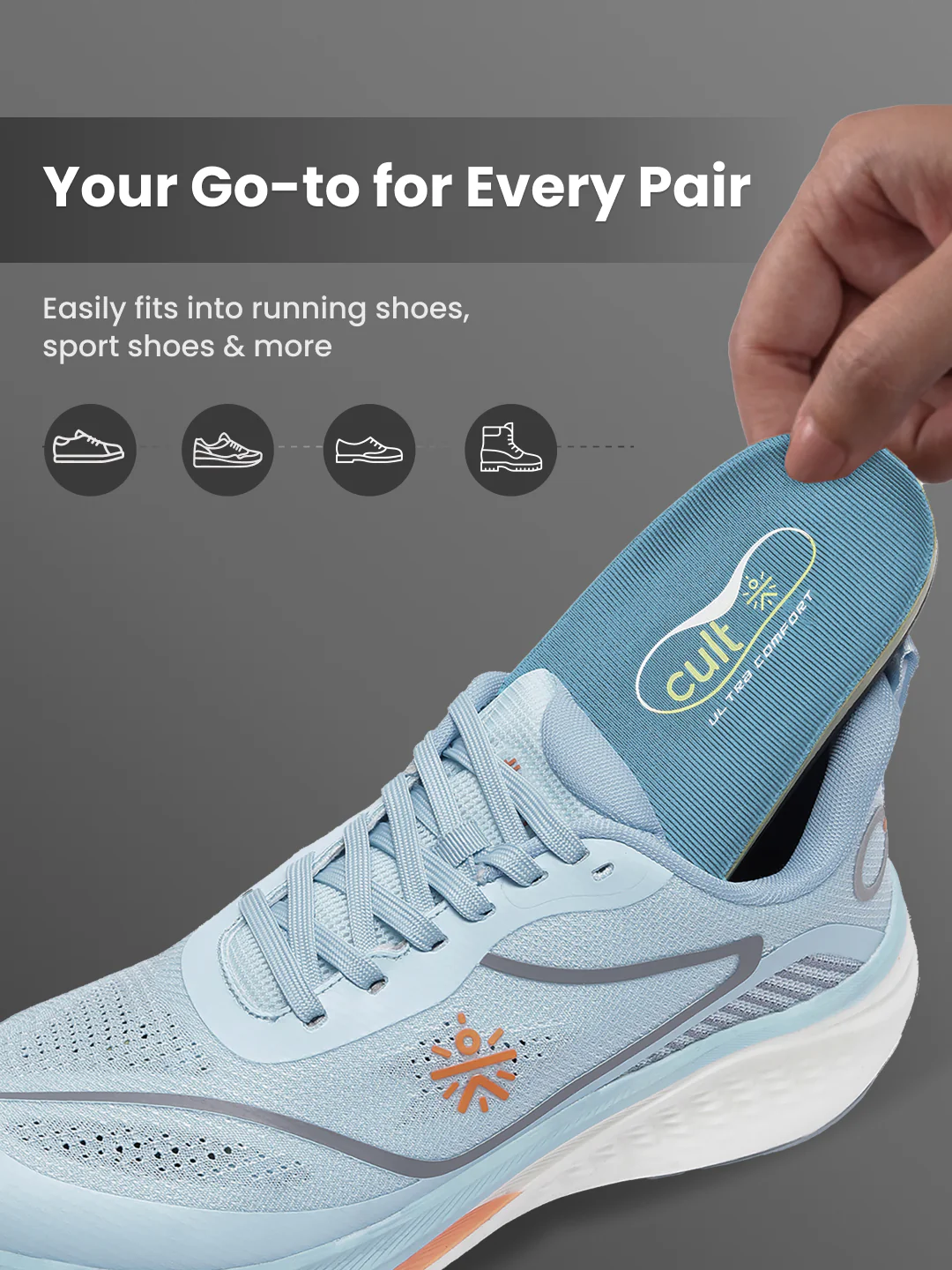 cult Men's Daily Wear- Arch Ease Insoles - Image 6