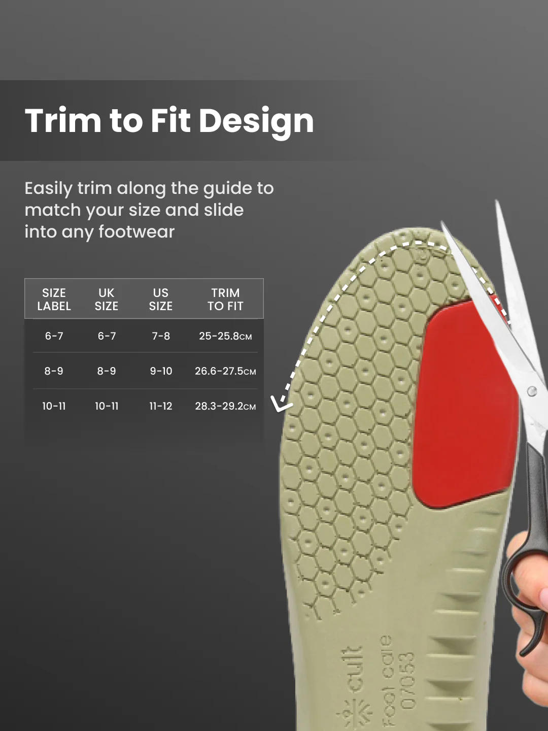 cult Men's Flat Feet- Arch Max Insoles - Image 8