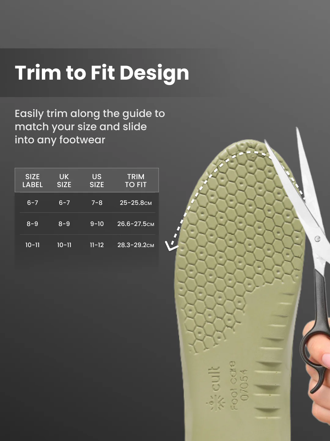 cult Men's Mild Flat Feet- Arch Pro Insoles - Image 8
