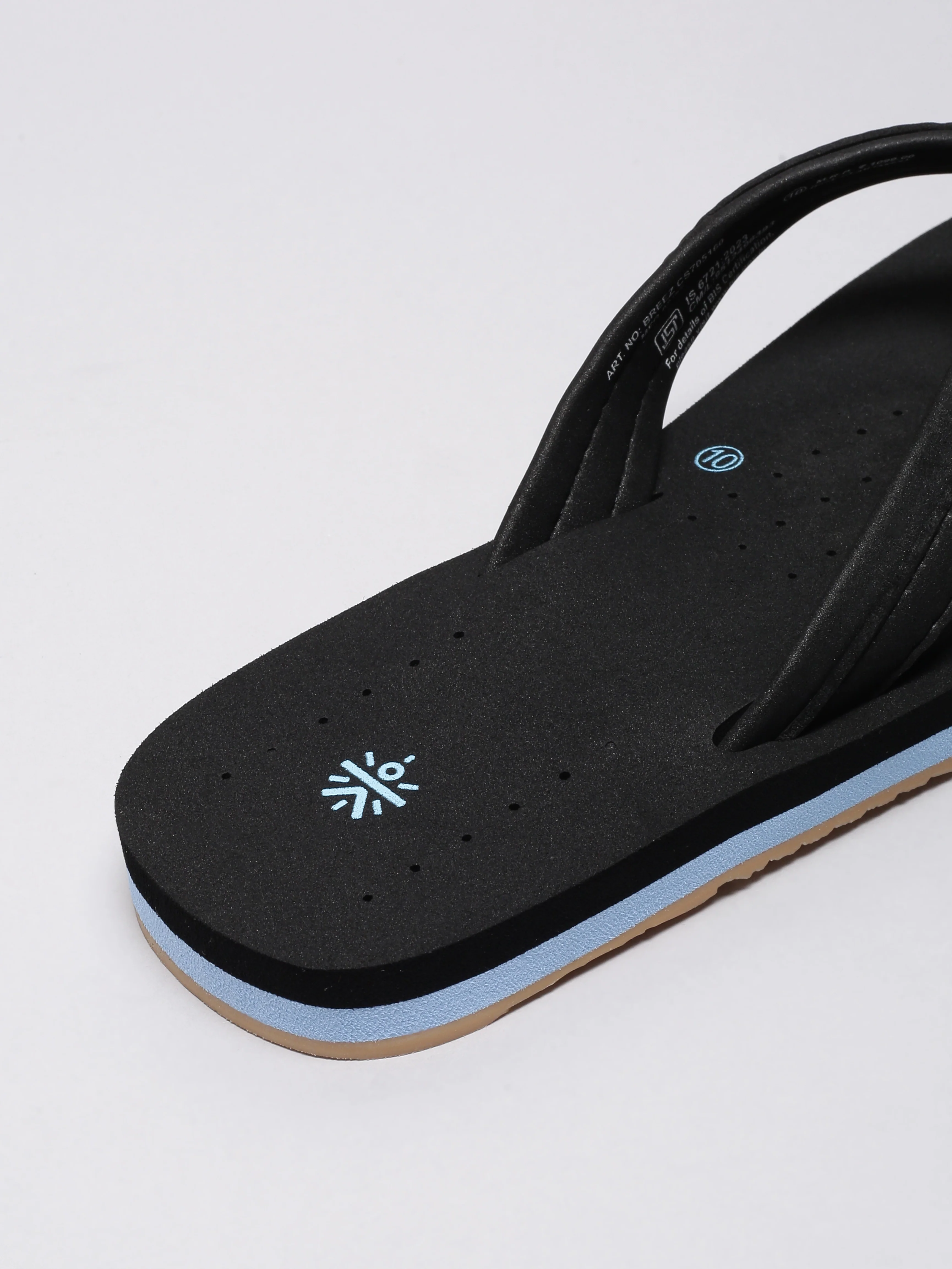 cult Men's Breez Flip Flops - Black - Image 11