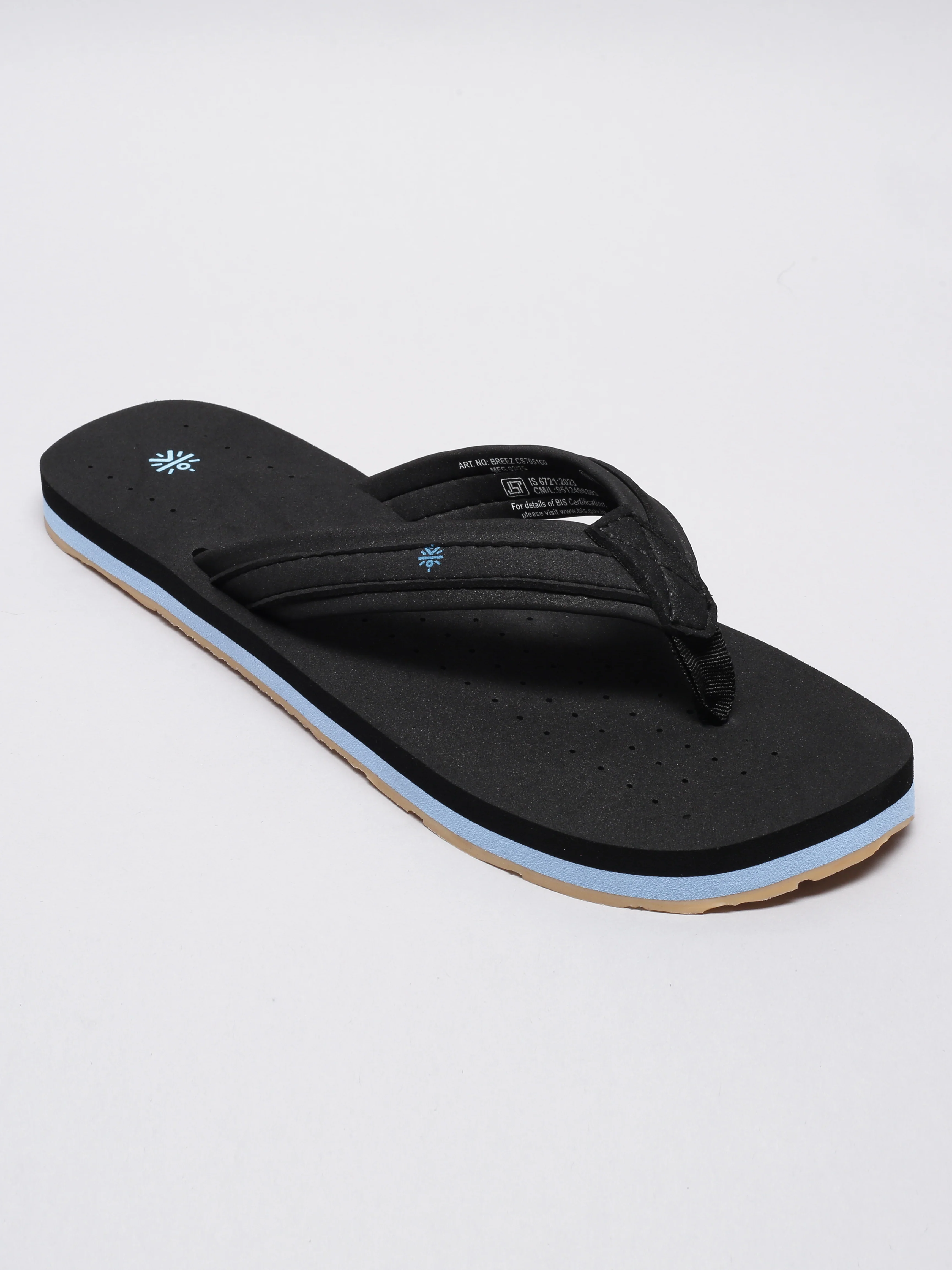 cult Men's Breez Flip Flops - Black - Image 2