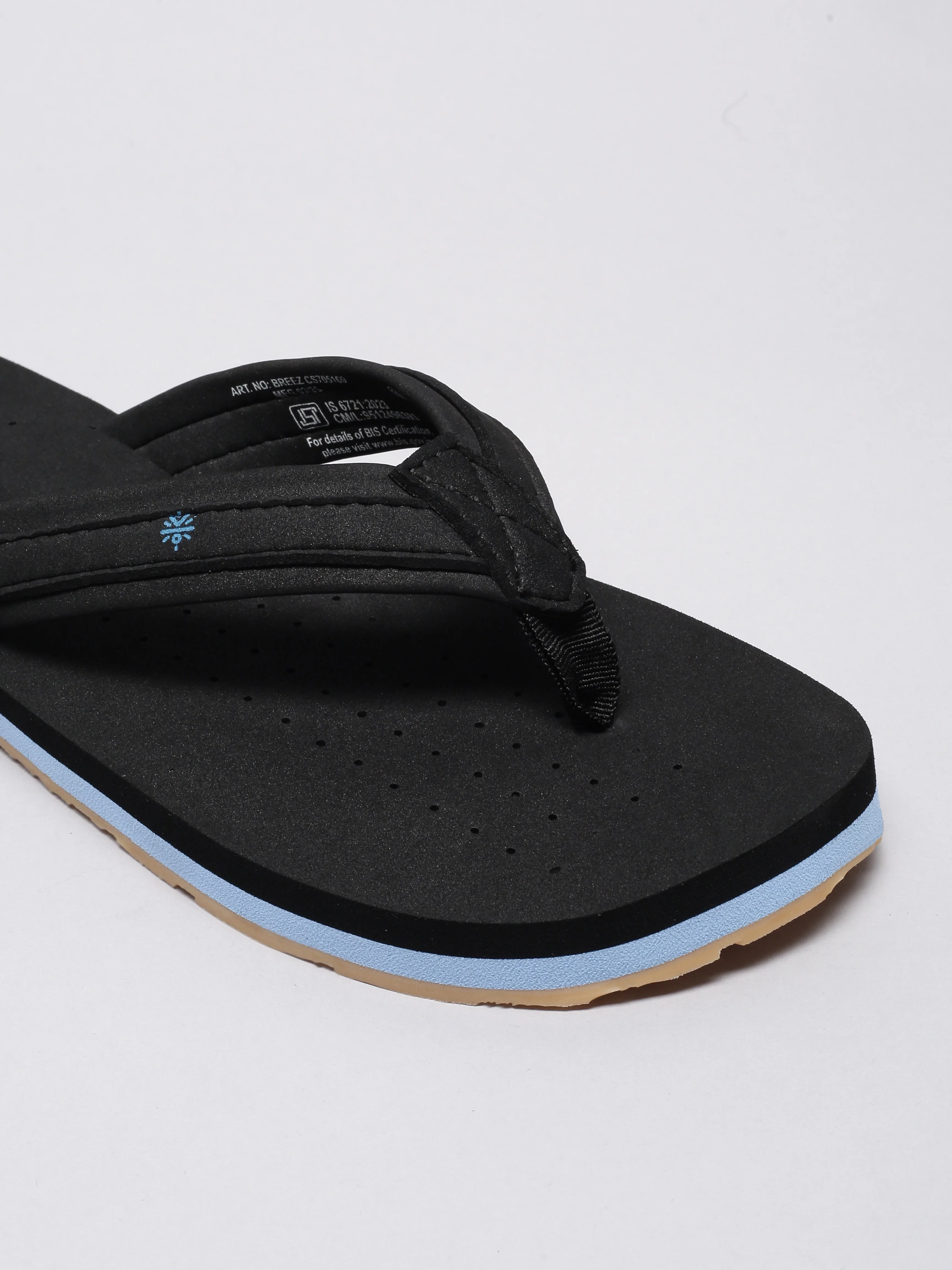 cult Men's Breez Flip Flops - Black - Image 9