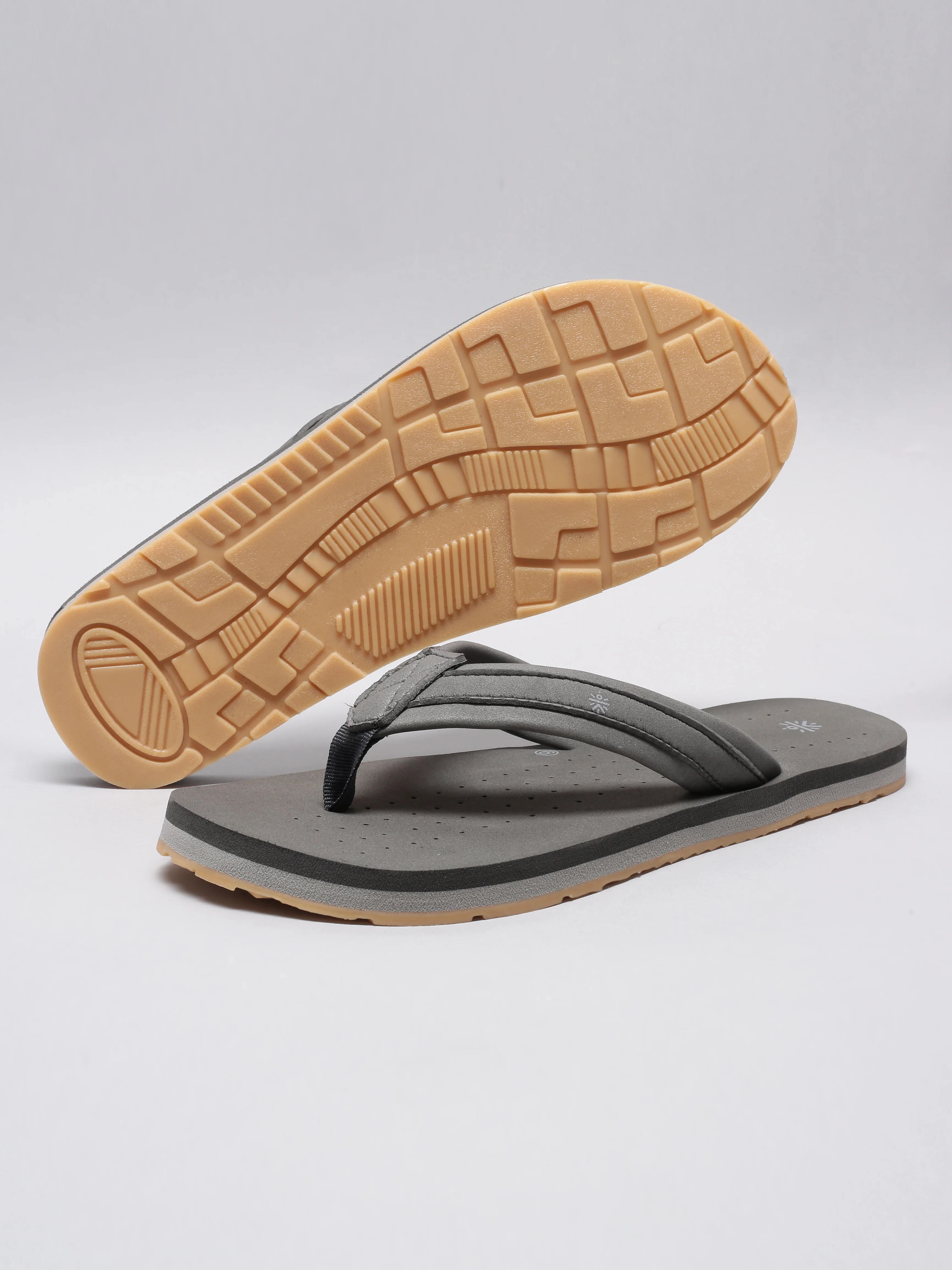 cult Men's Breez Flip Flops - Grey - Image 10