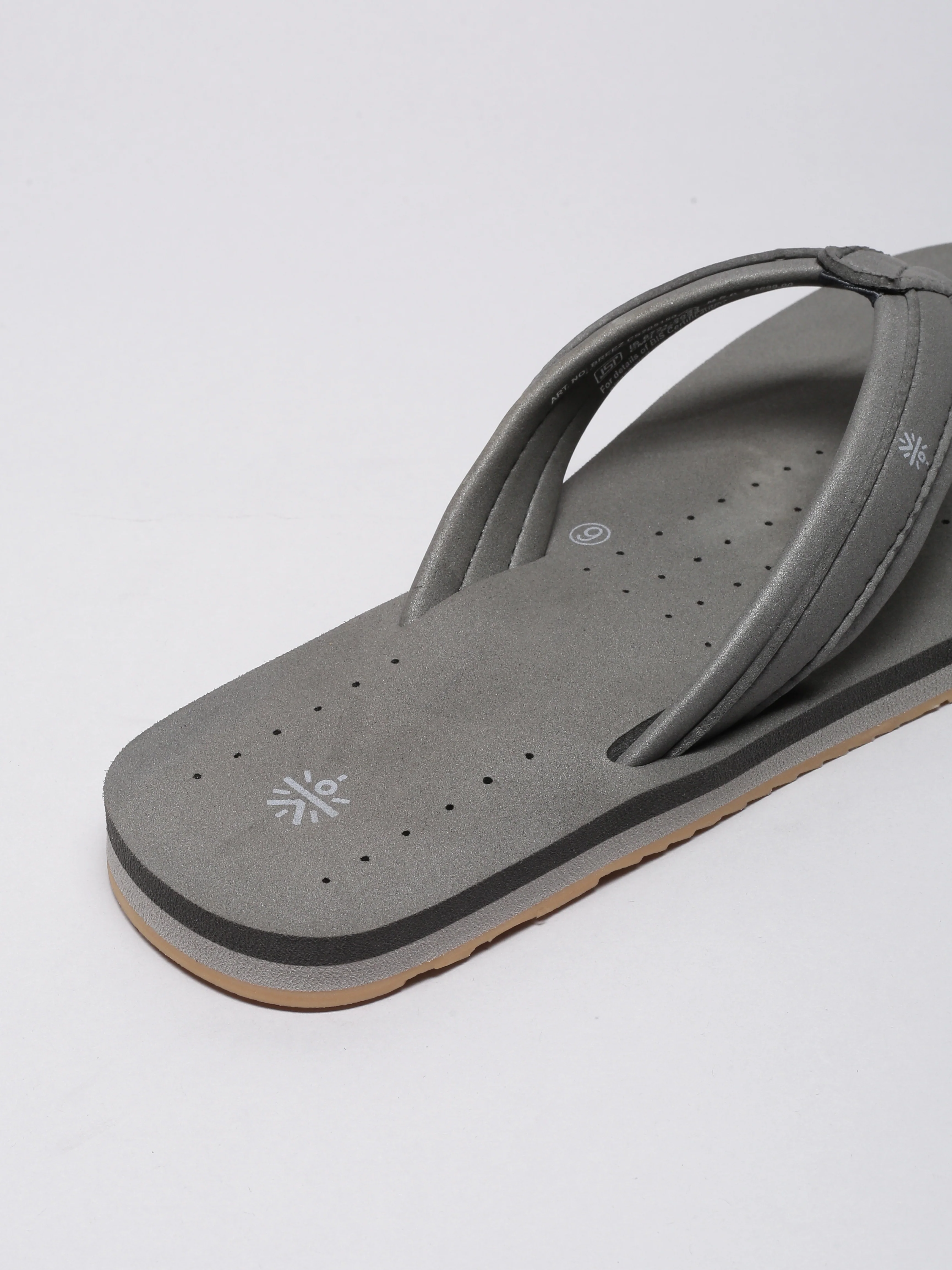 cult Men's Breez Flip Flops - Grey - Image 12