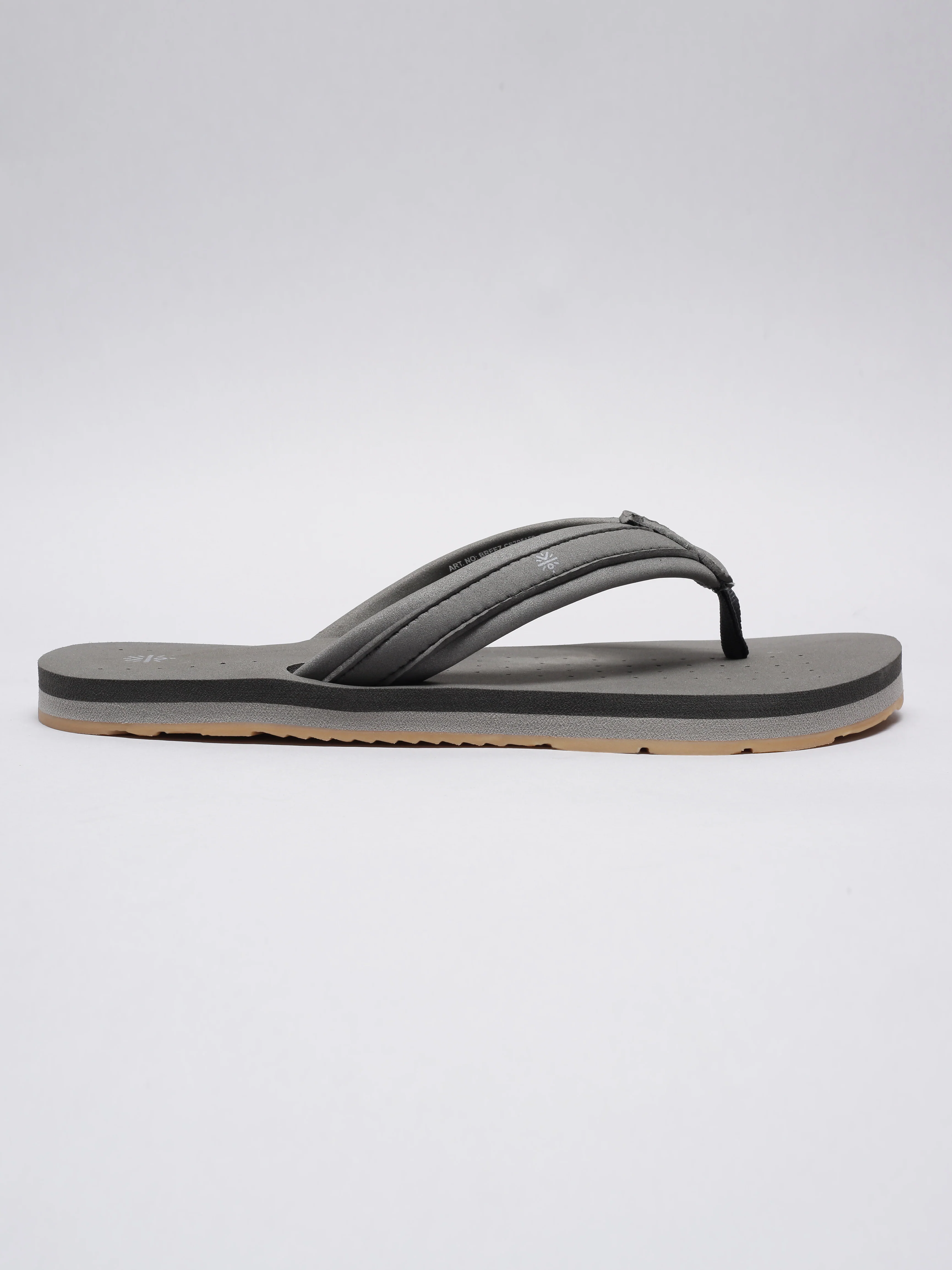 cult Men's Breez Flip Flops - Grey - Image 2