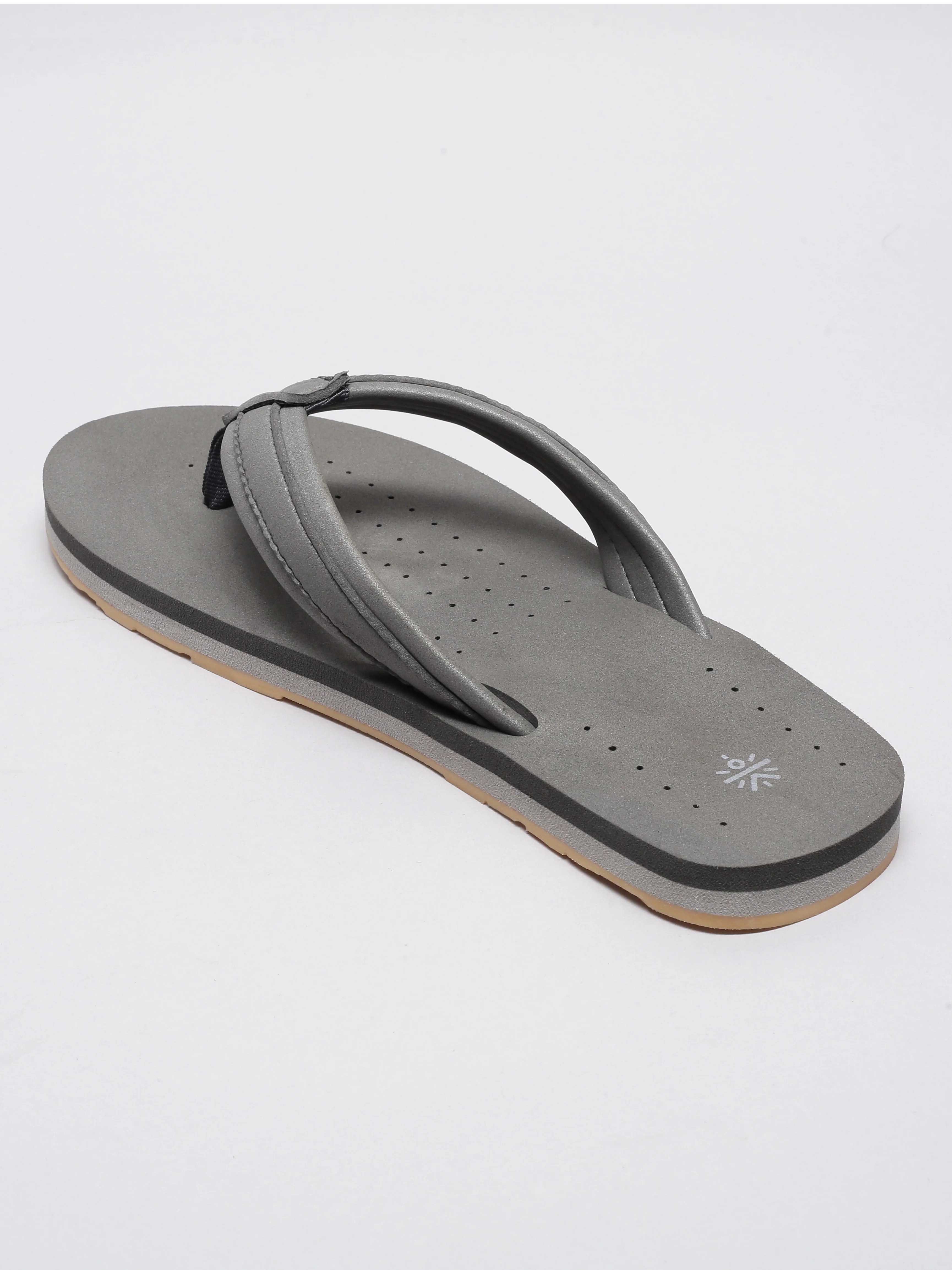cult Men's Breez Flip Flops - Grey - Image 4