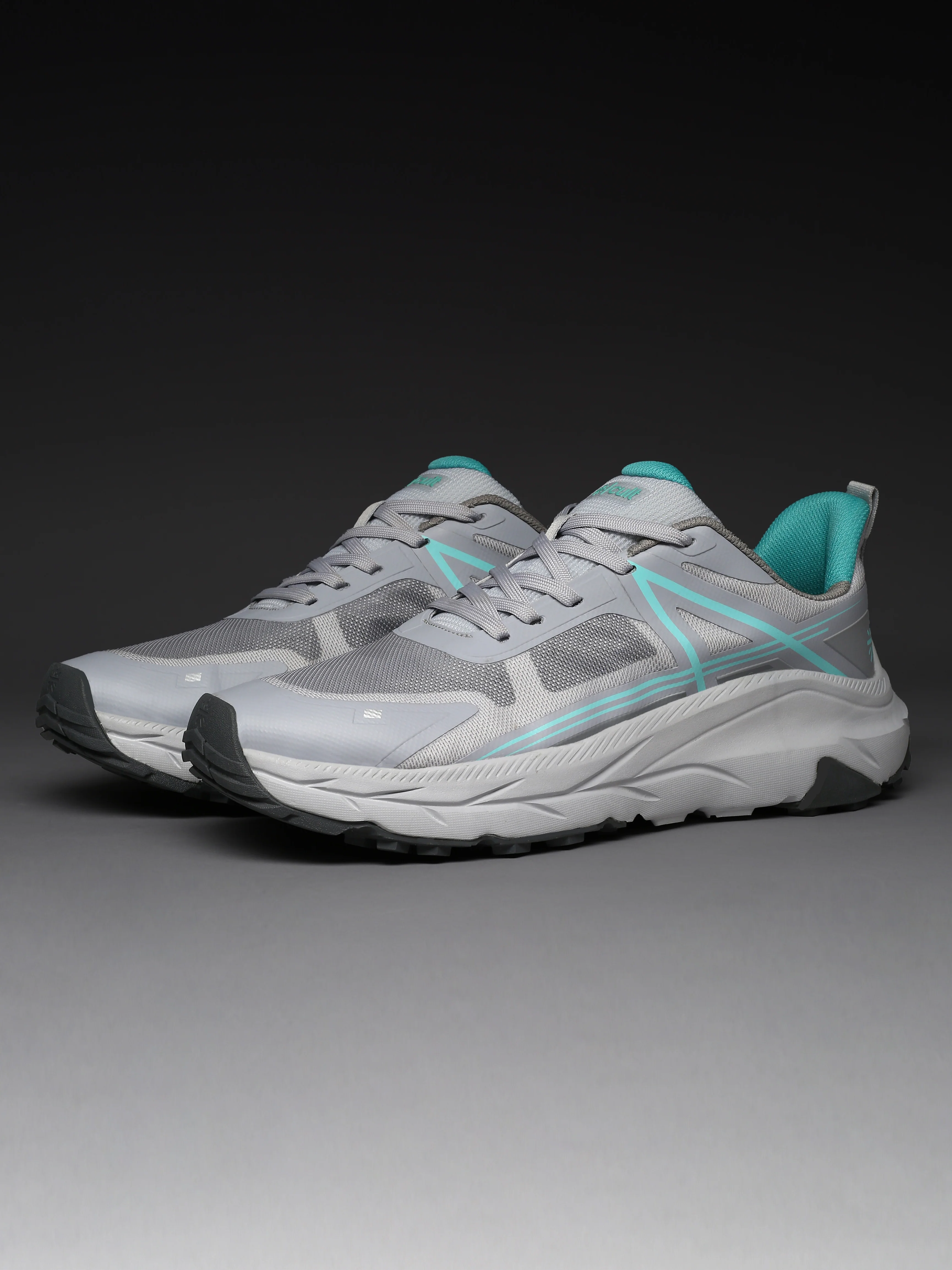 cult Men's Drift Outdoor Shoes - L.Grey/Sea Green - Image 12
