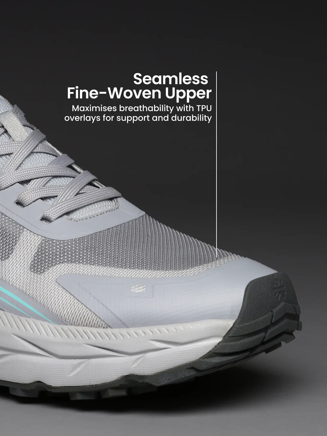 cult Men's Drift Outdoor Shoes - L.Grey/Sea Green - Image 5