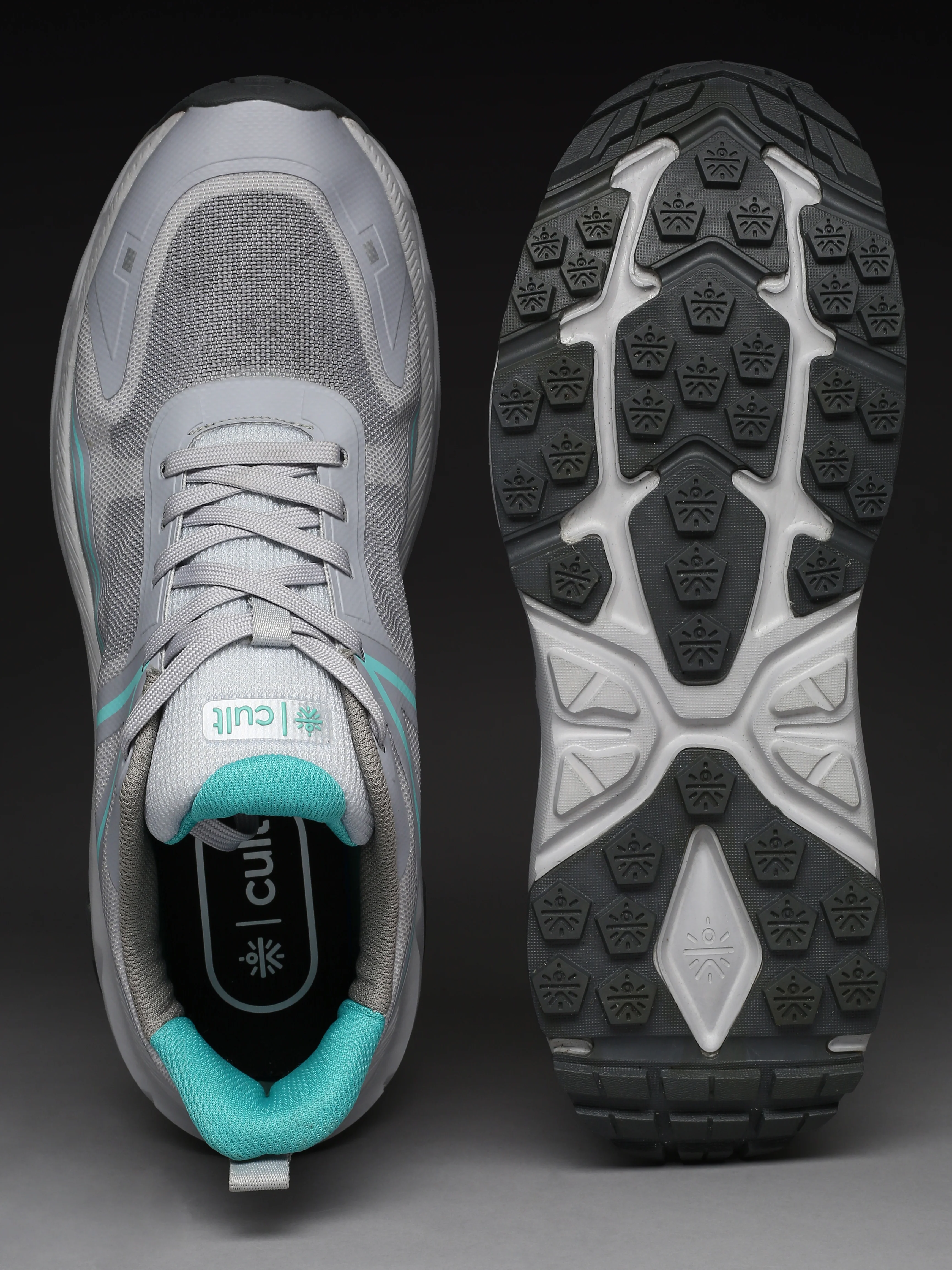 cult Men's Drift Outdoor Shoes - L.Grey/Sea Green - Image 9